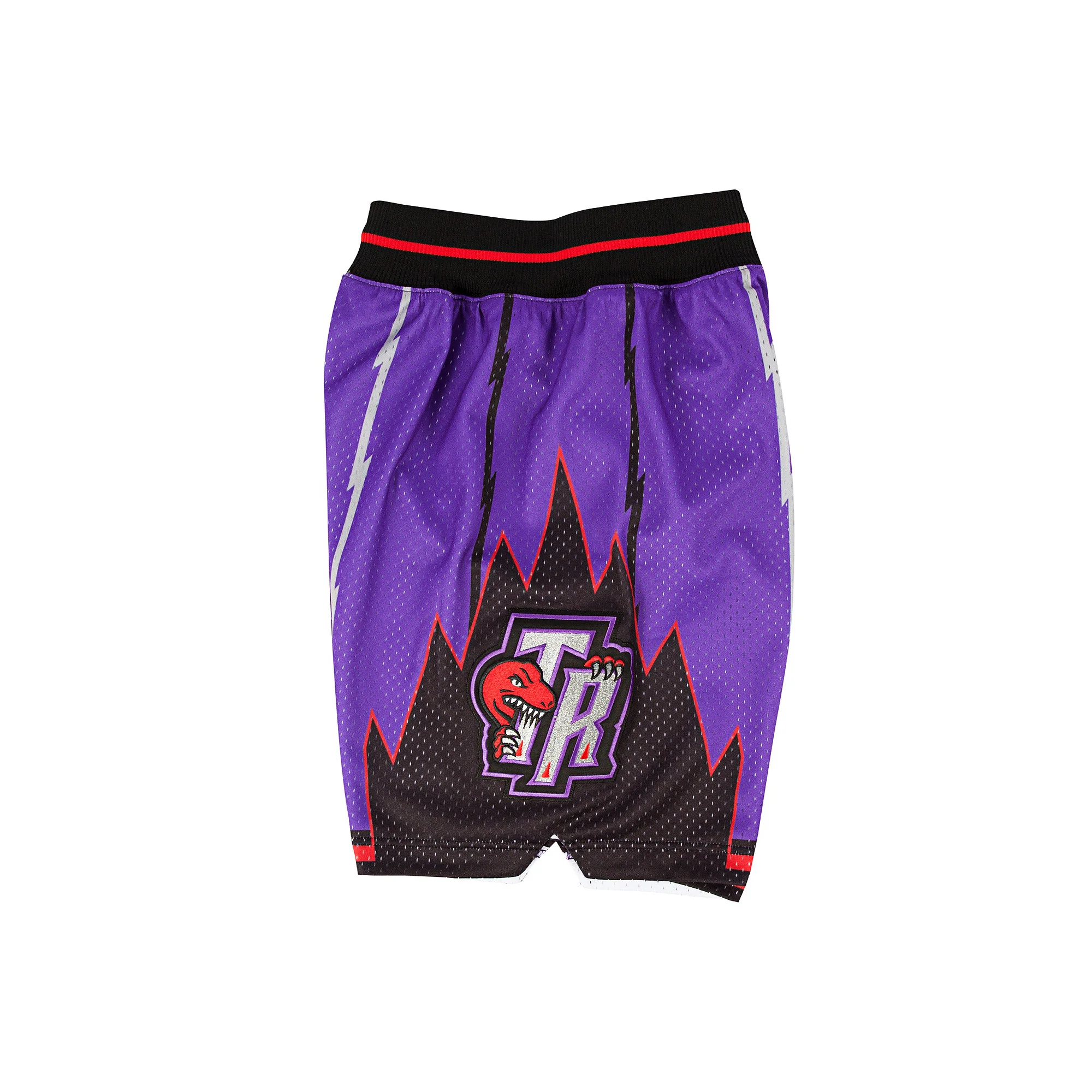 Mitchell & Ness Men's Toronto Raptors Authentic Basketball Shorts- Purple - Image 3