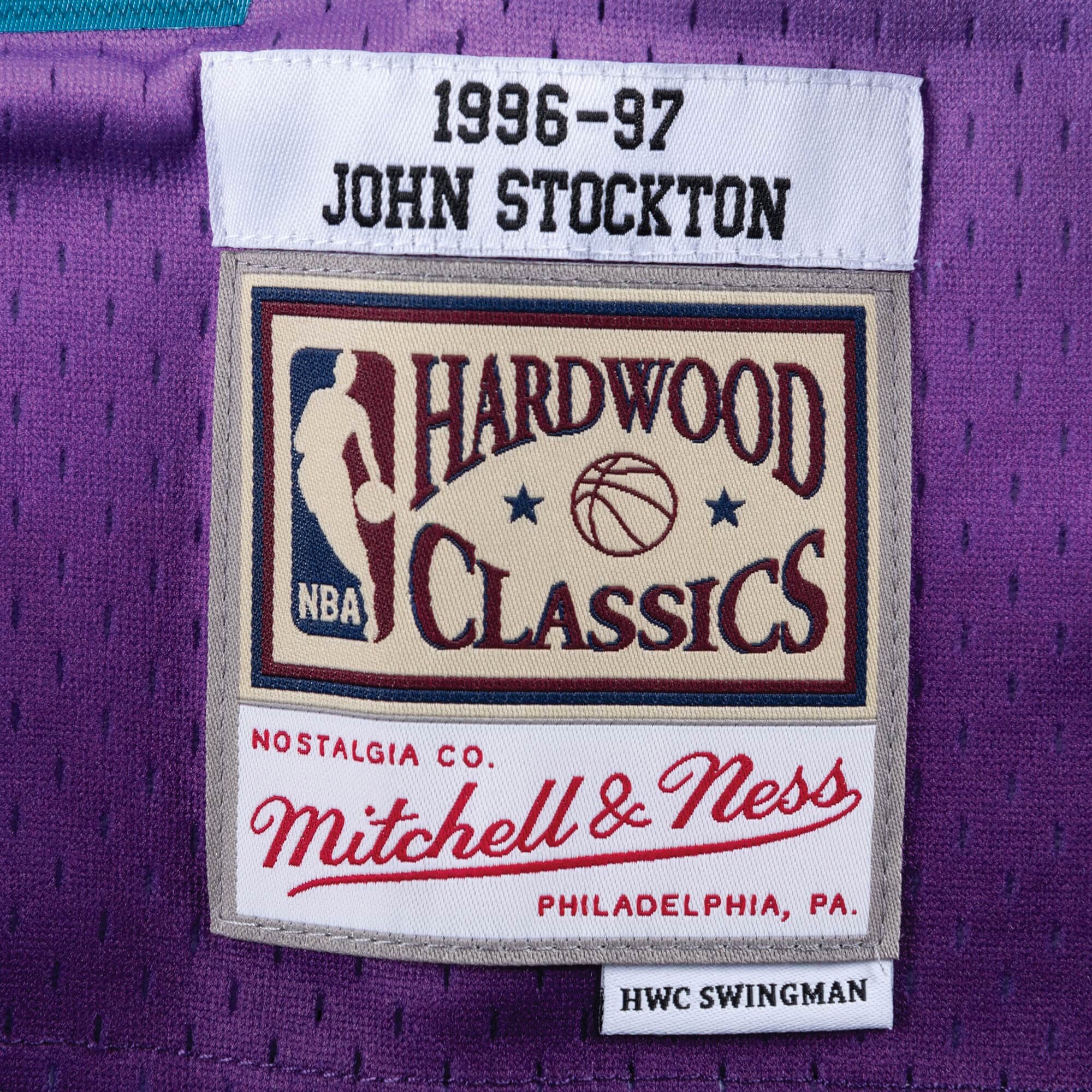 Mitchell & Ness Mens Utah Jazz John Stockton Swingman Jersey - Image 3