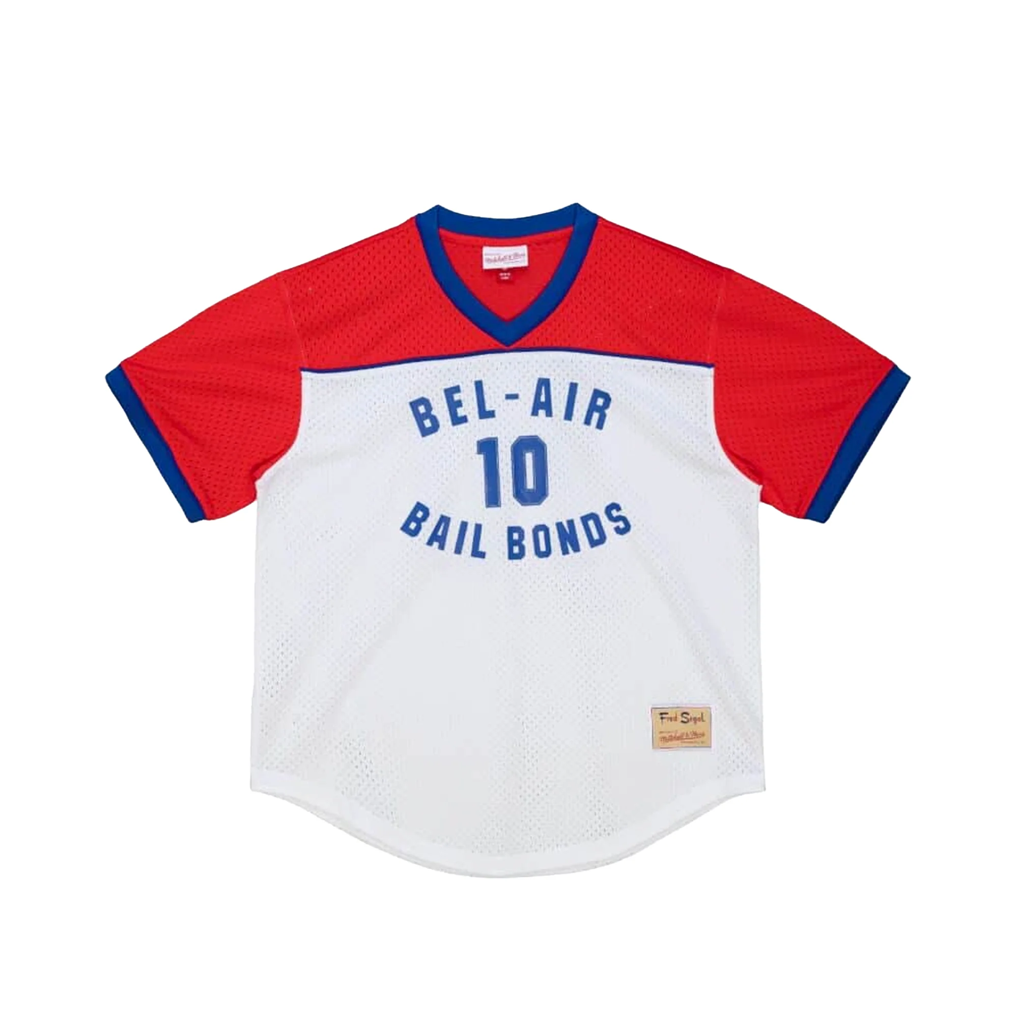Mitchell & Ness x Fred Segal Mens Bel-Air Bonds Jersey White / Red