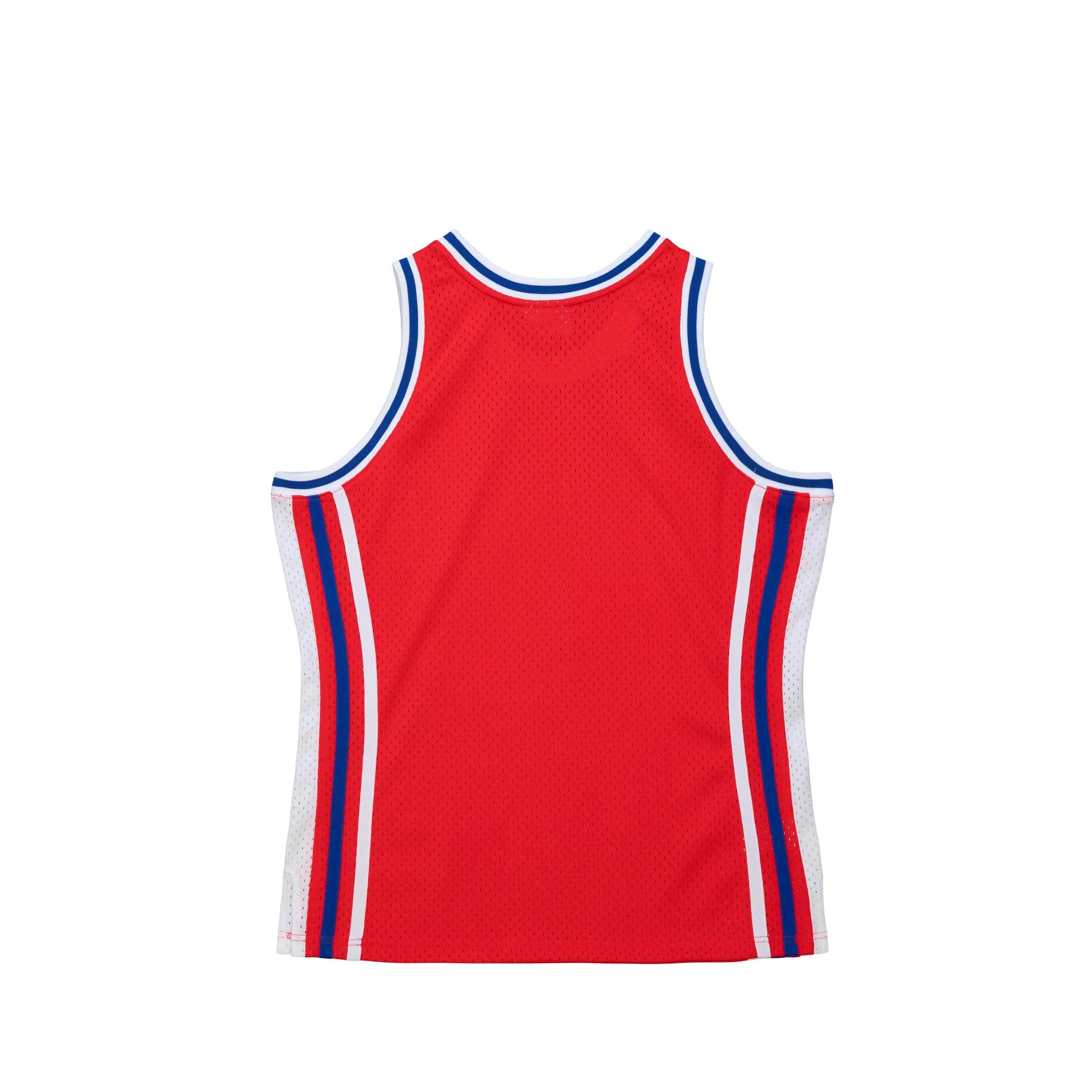 Mitchell & Ness x Fred Segal Mens Blank B-Ball Jersey Red - Image 2