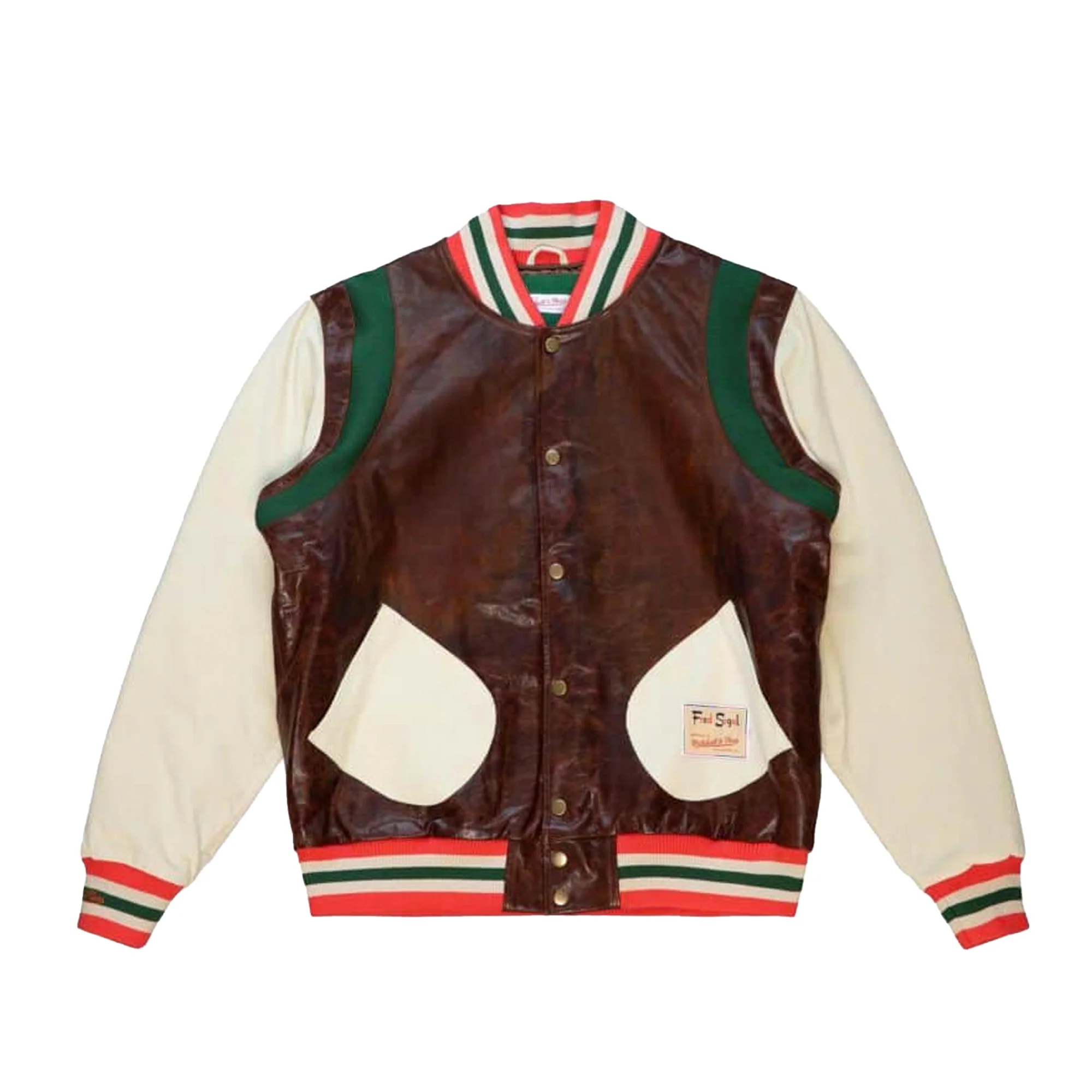 Mitchell & Ness x Fred Segal Mens Freddies Varsity Jacket
