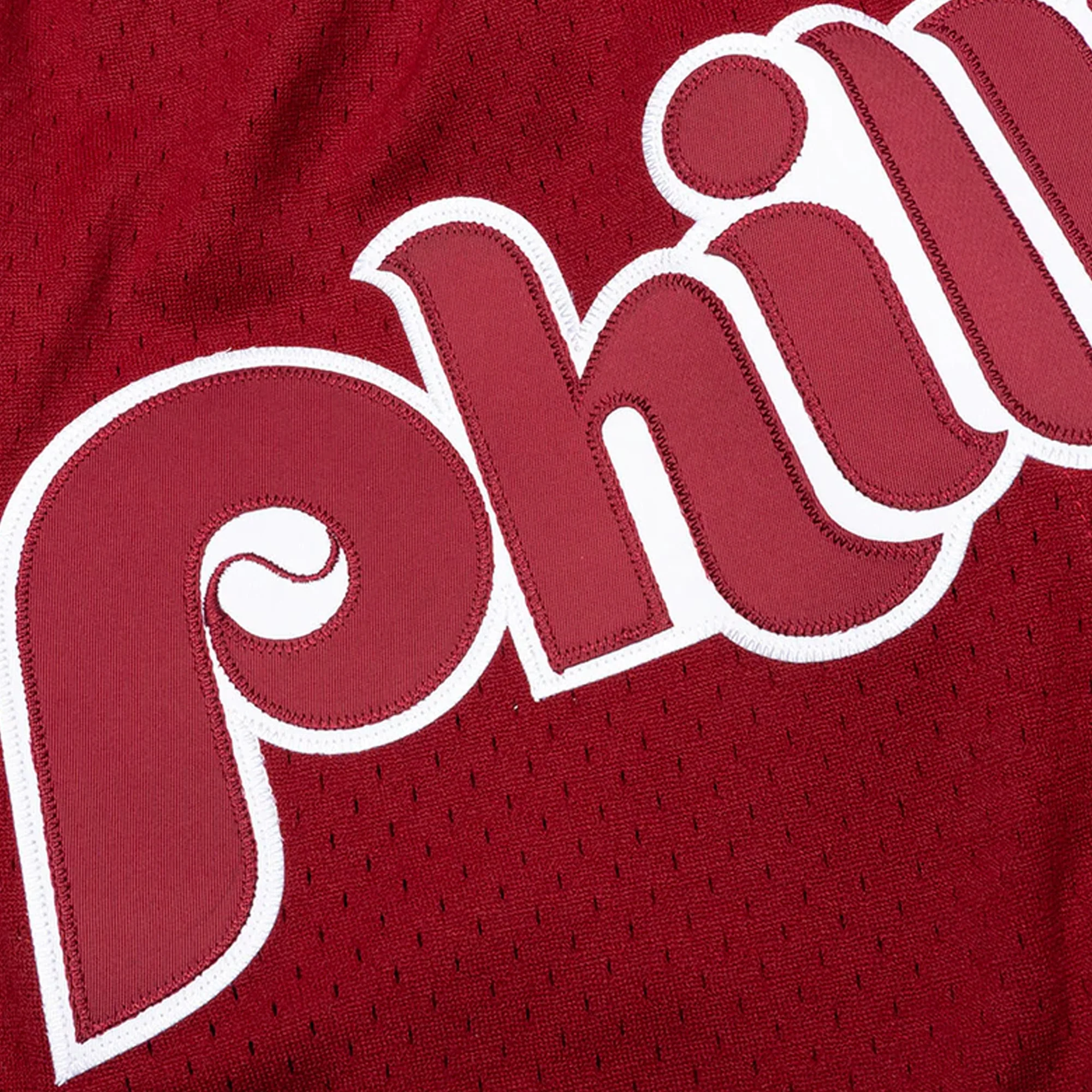 Mitchell & Ness X Just Don Mens Philadelphia Phillies Cooperstown Shorts - Image 3