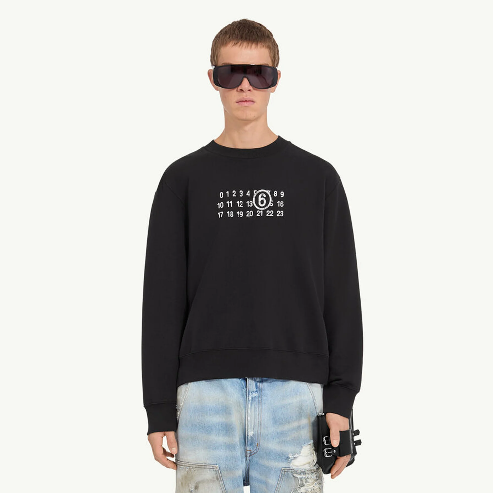 MM6 Maison Margiela Mens Numeric Sweatshirt - Image 2