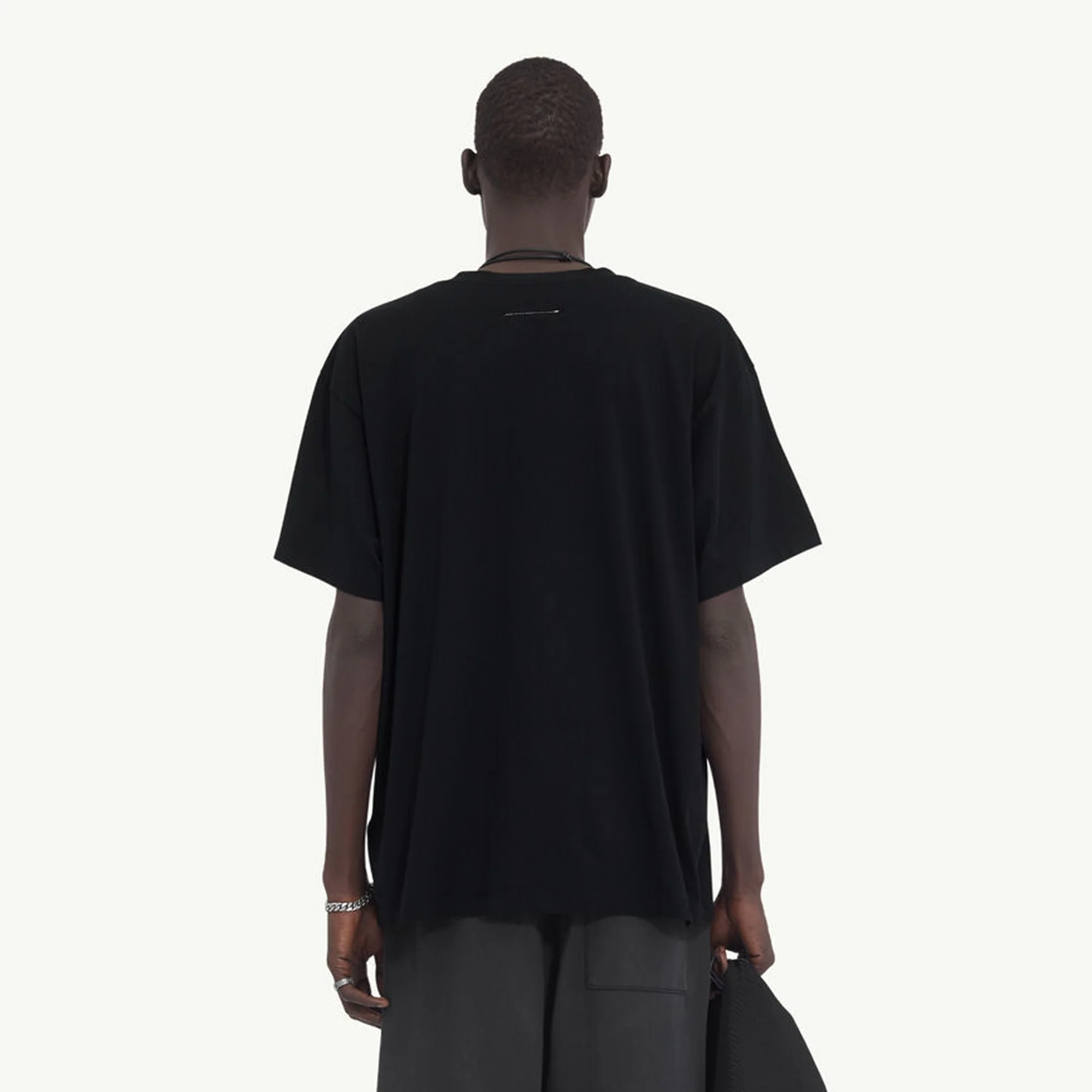 MM6 Maison Margiela Mens Newspaper Print Tee - Image 2