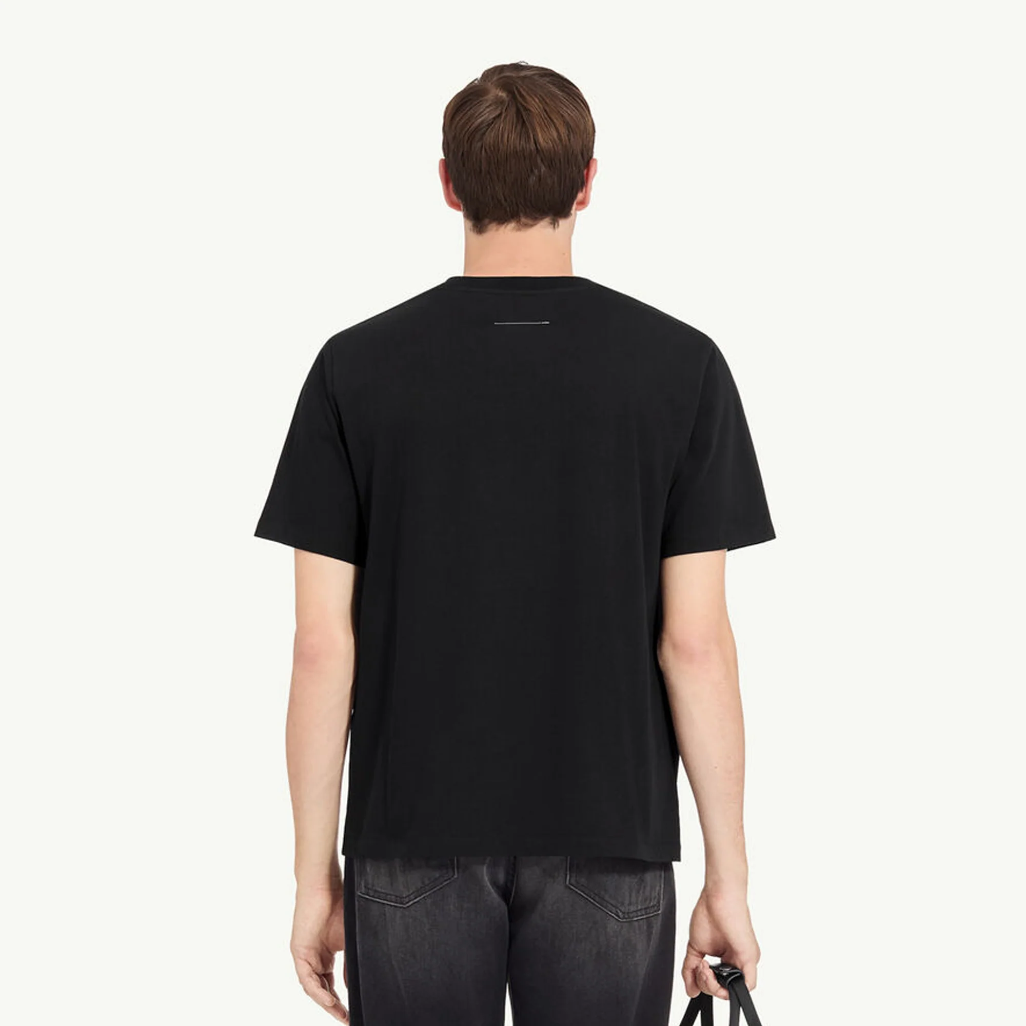 MM6 Maison Margiela Mens Label Patch Tee - Image 3