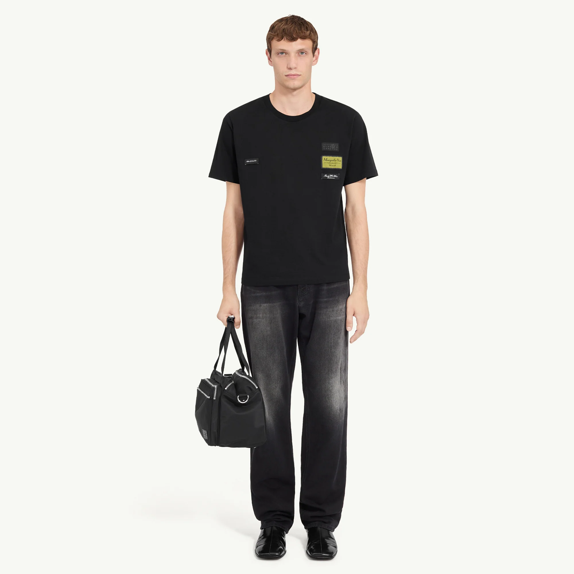 MM6 Maison Margiela Mens Label Patch Tee - Image 4