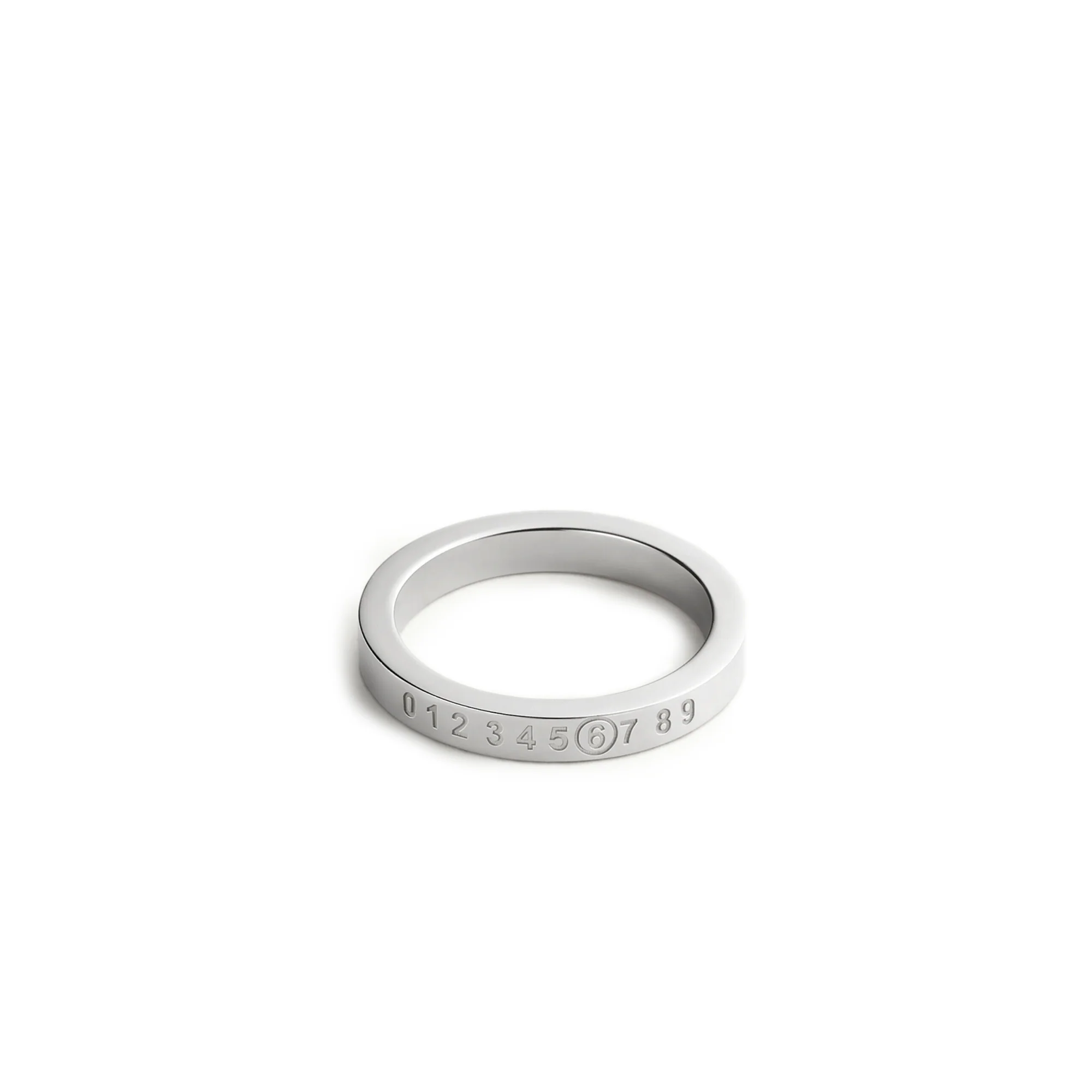 MM6 Maison Margiela Minimal Logo 3mm Ring
