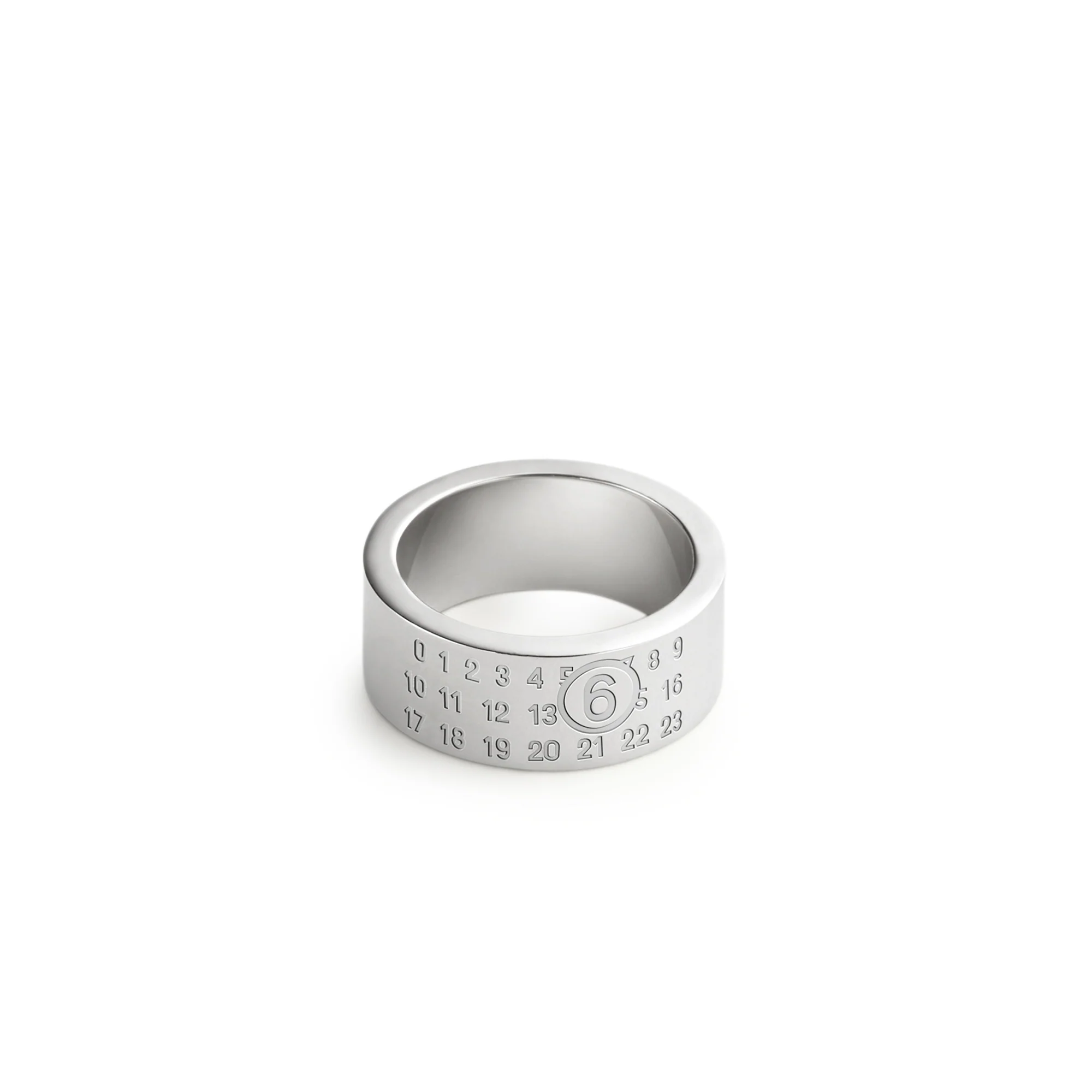 MM6 Maison Margiela Minimal Logo 8mm Ring