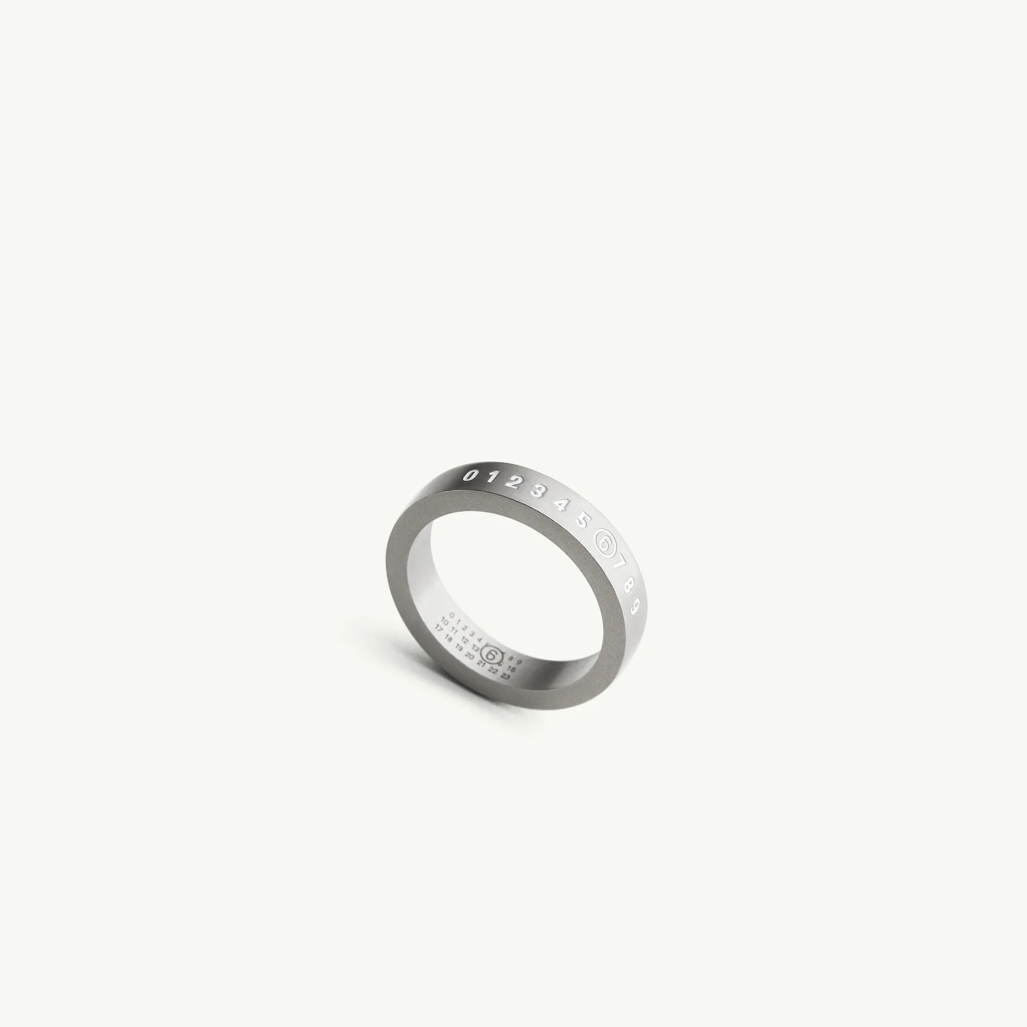 MM6 Maison Margiela Minimal Logo Ring - Image 3