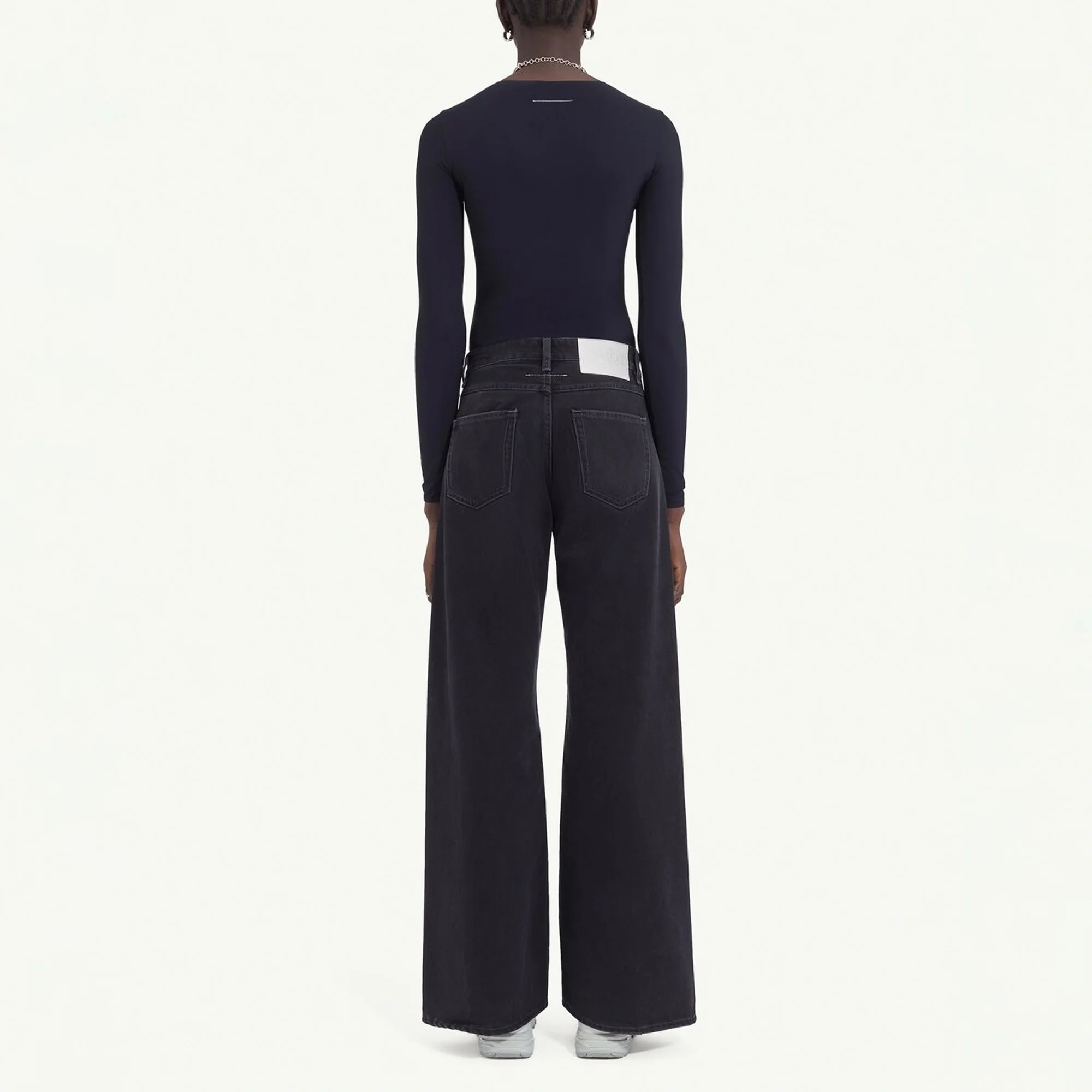 MM6 Maison Margiela Womens 5 Pocket Pants - Image 3