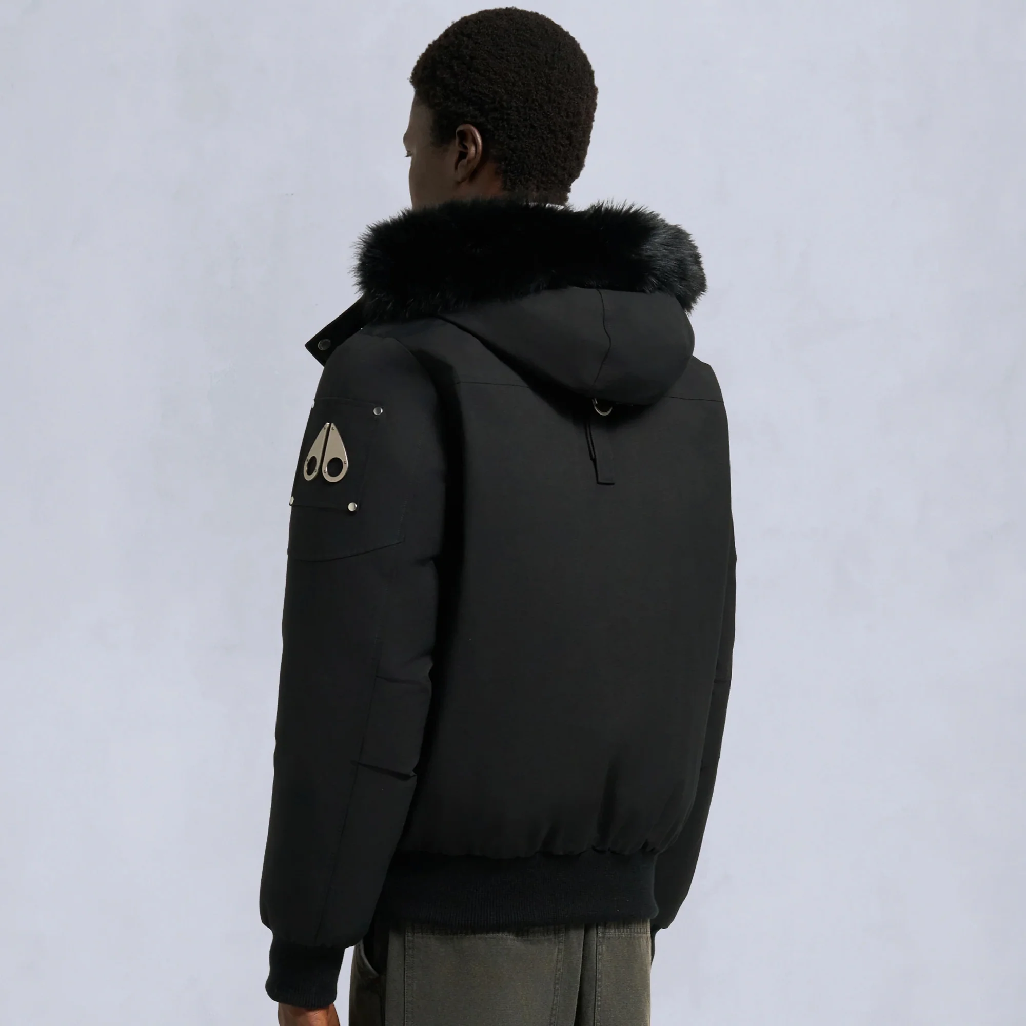 Moose Knuckles Mens Original Ballistic Bomber Jacket - Image 2