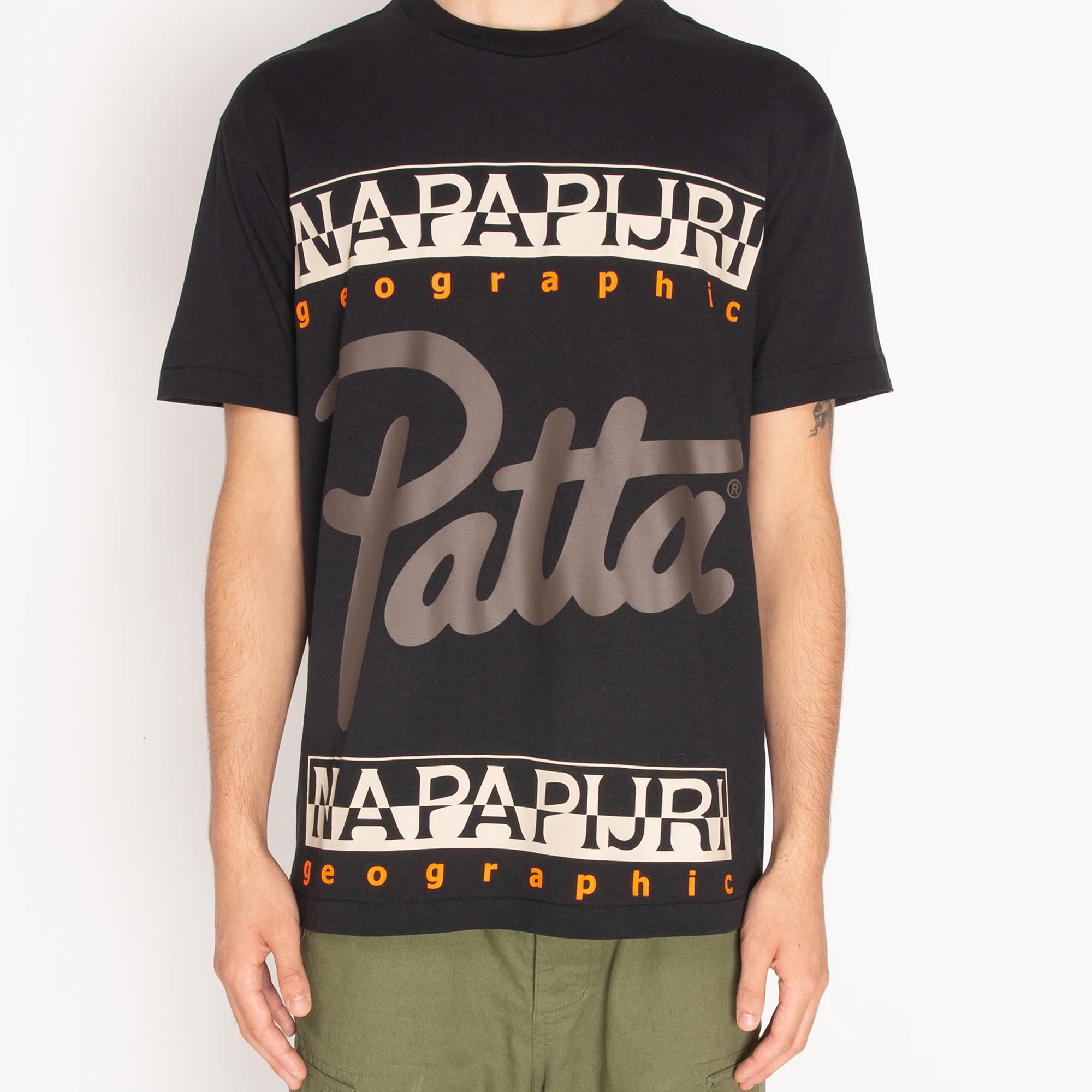 Napa x Patta S-Patta Short Sleeve 'Black' - Image 2