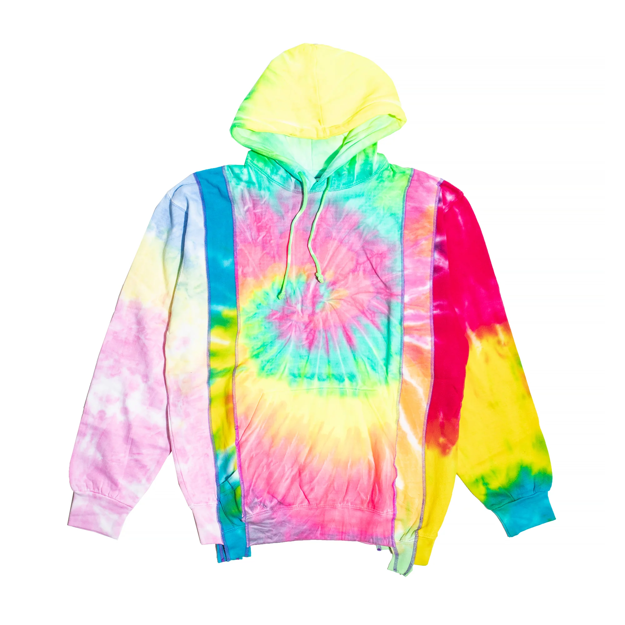 Needles Mens 5-Cuts Tie Dye Hoodie