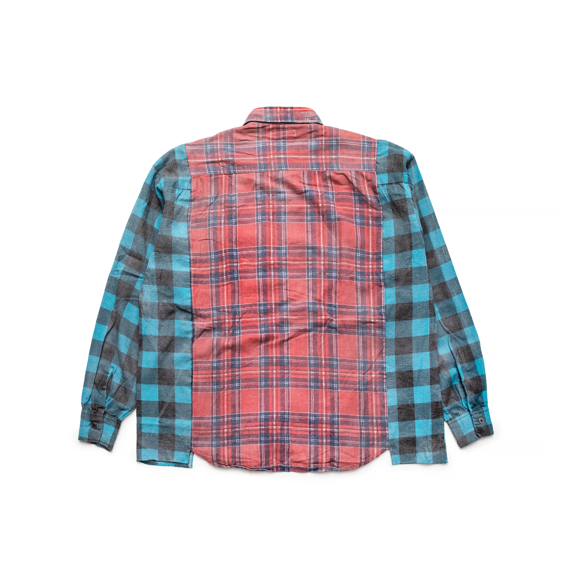 Needles Mens 7 Cuts Ribbon Wide Flannel Shirt - Image 2