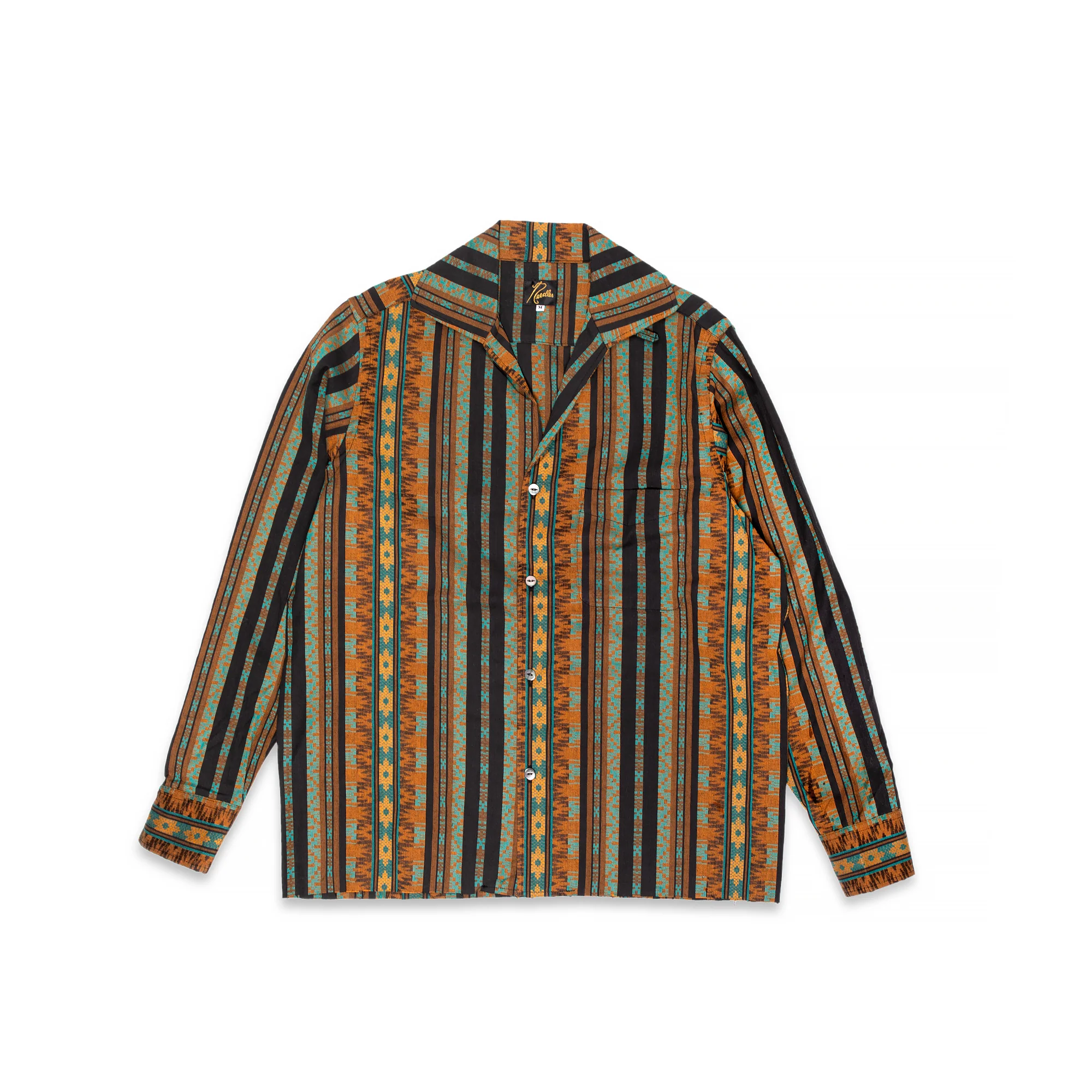 Needles Mens C.O.B Italian Collar Shirt