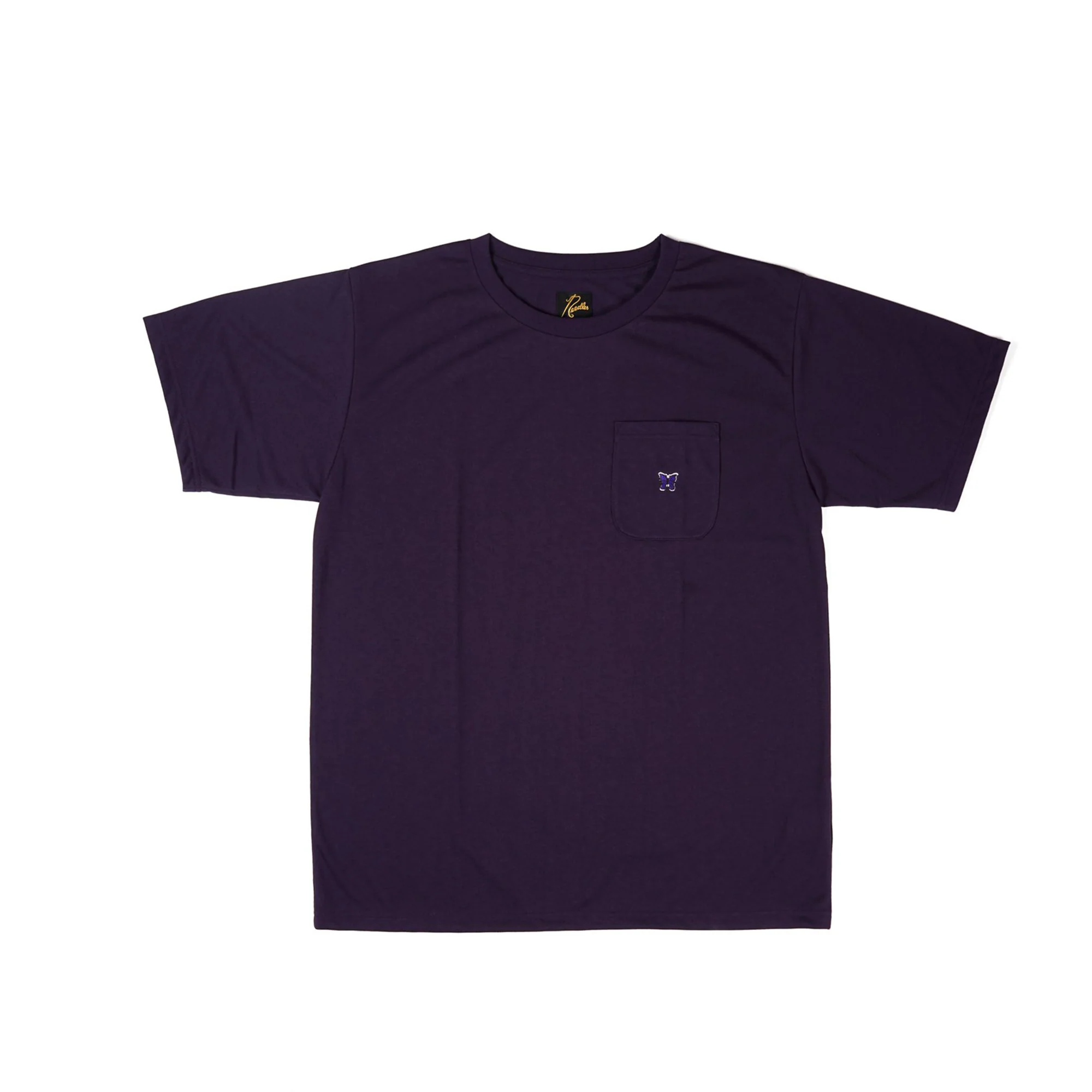 Needles Mens 'Eggplant' Crewneck Tee