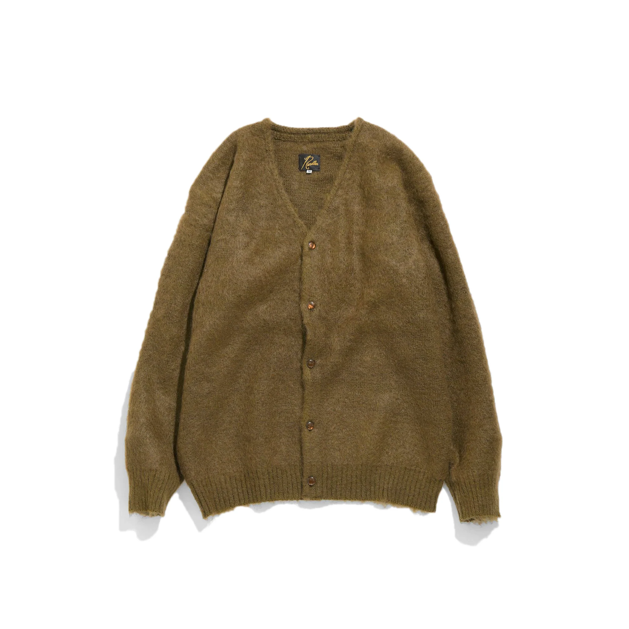 Needles Mens Mohair Cardigan 'Brown'