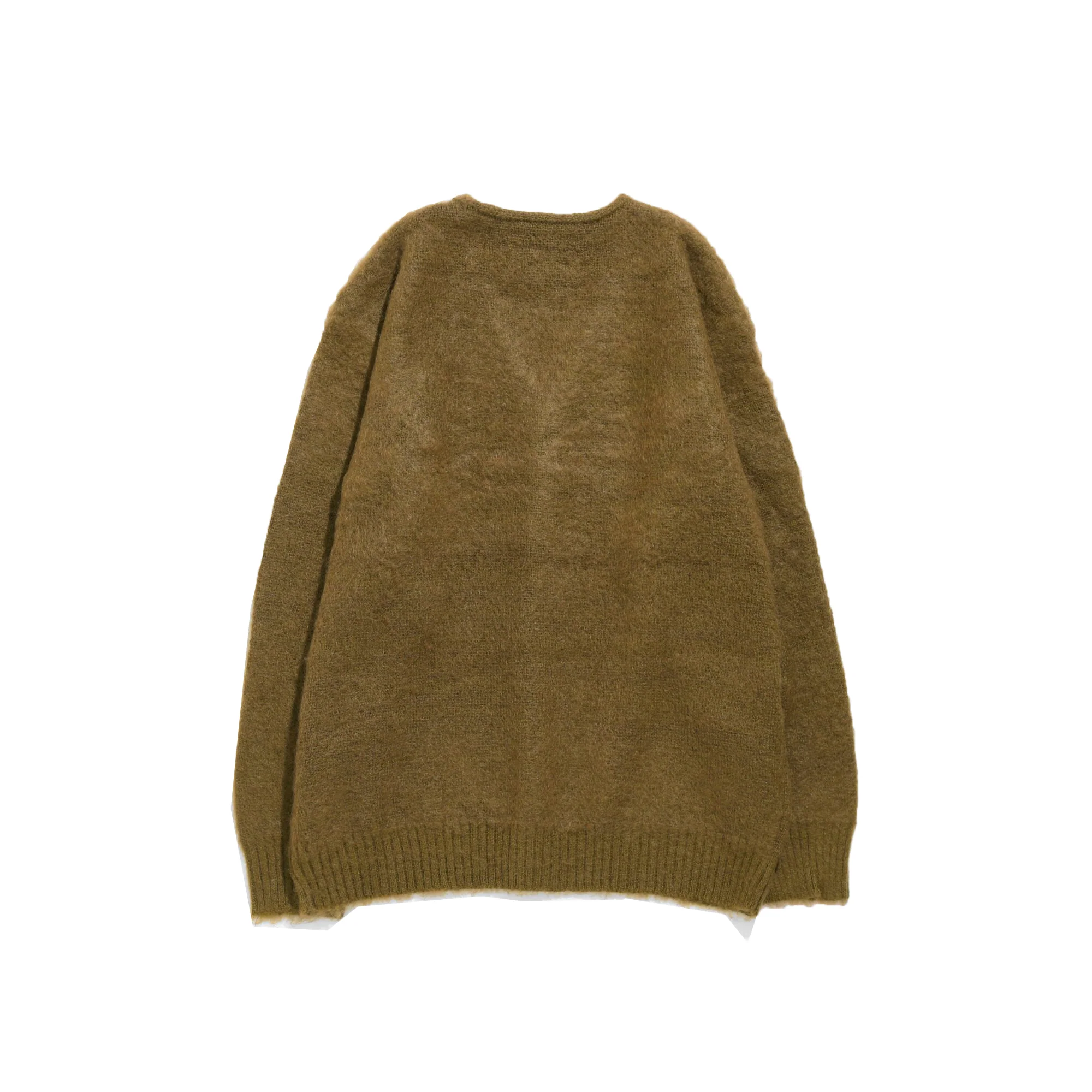 Needles Mens Mohair Cardigan 'Brown' - Image 2