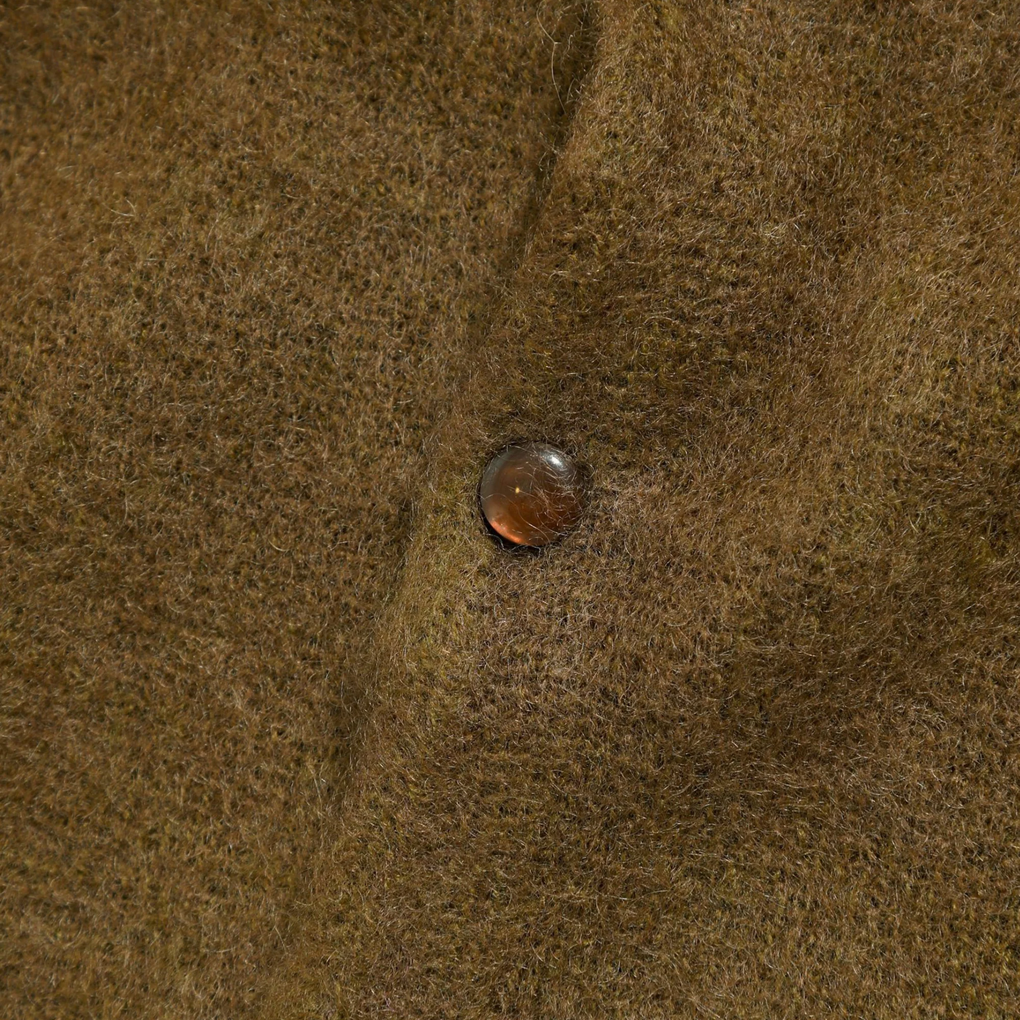 Needles Mens Mohair Cardigan 'Brown' - Image 4