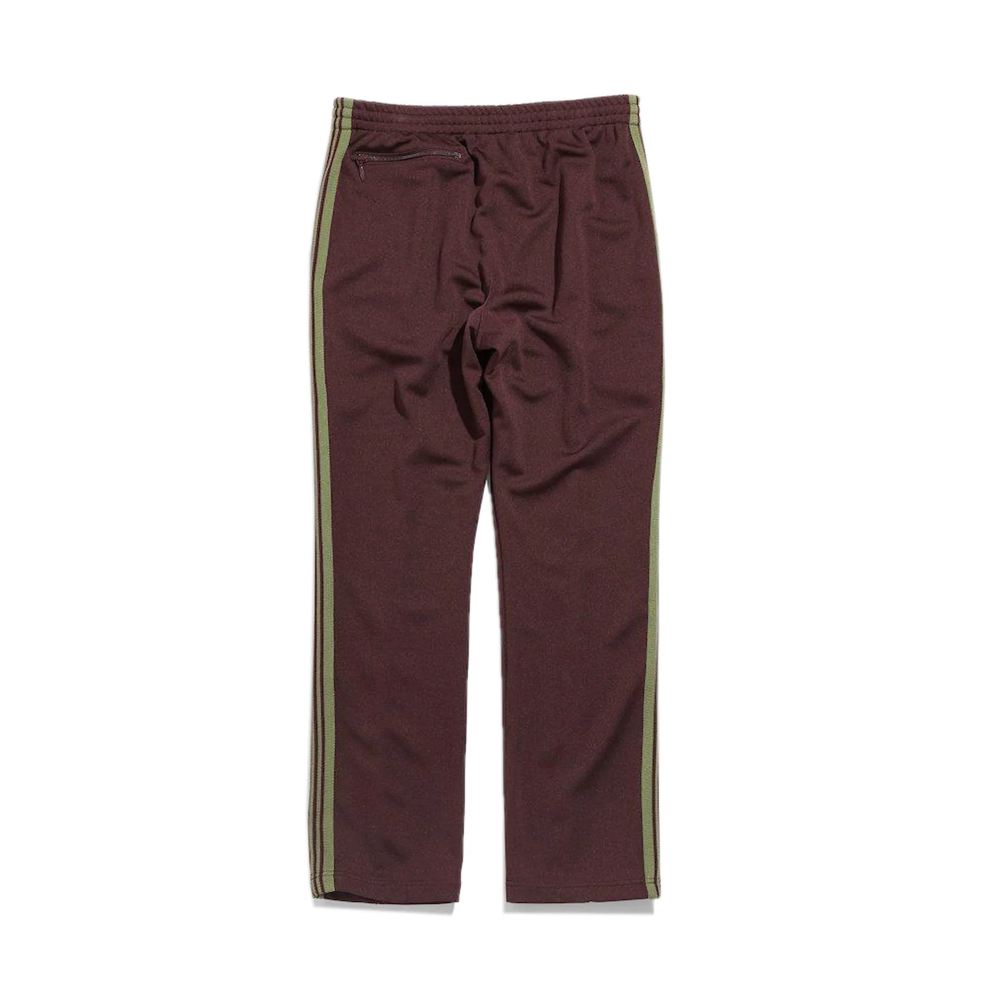 Needles Mens Narrow Track Pants 'Maroon' - Image 2
