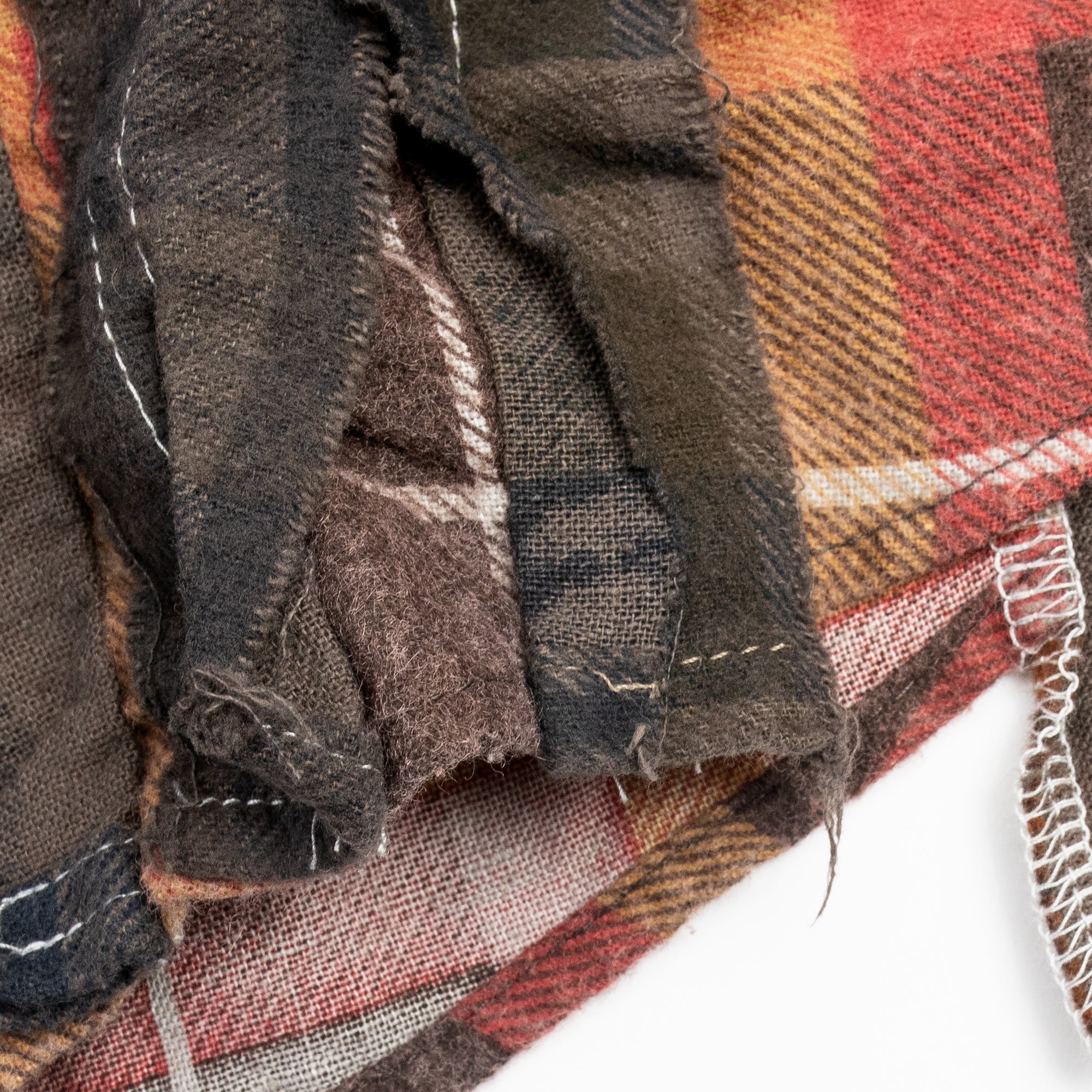 Needles Mens Ribbon Wide Flannel Shirt - Image 3