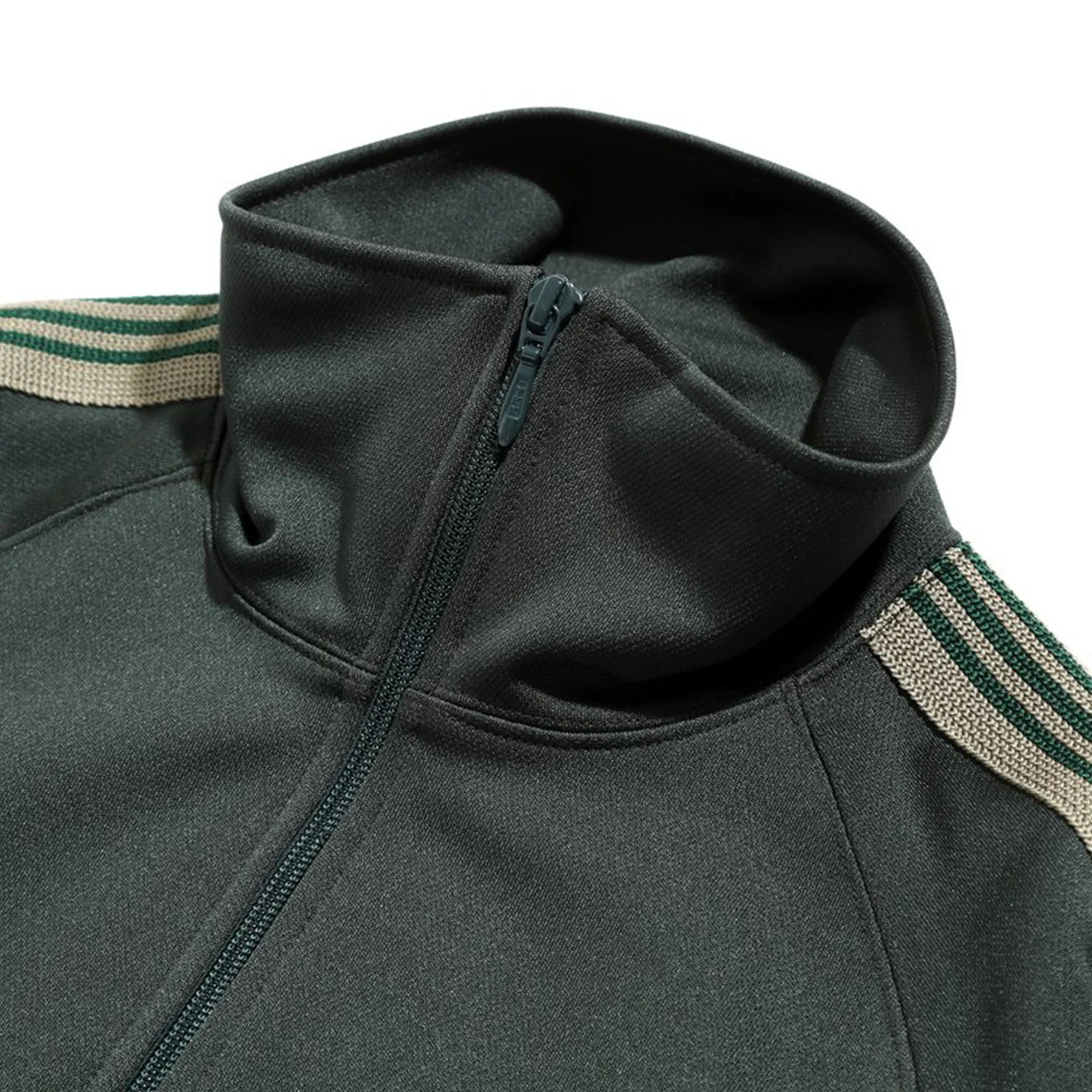 Needles Mens Track Jacket 'DK.Green' - Image 2