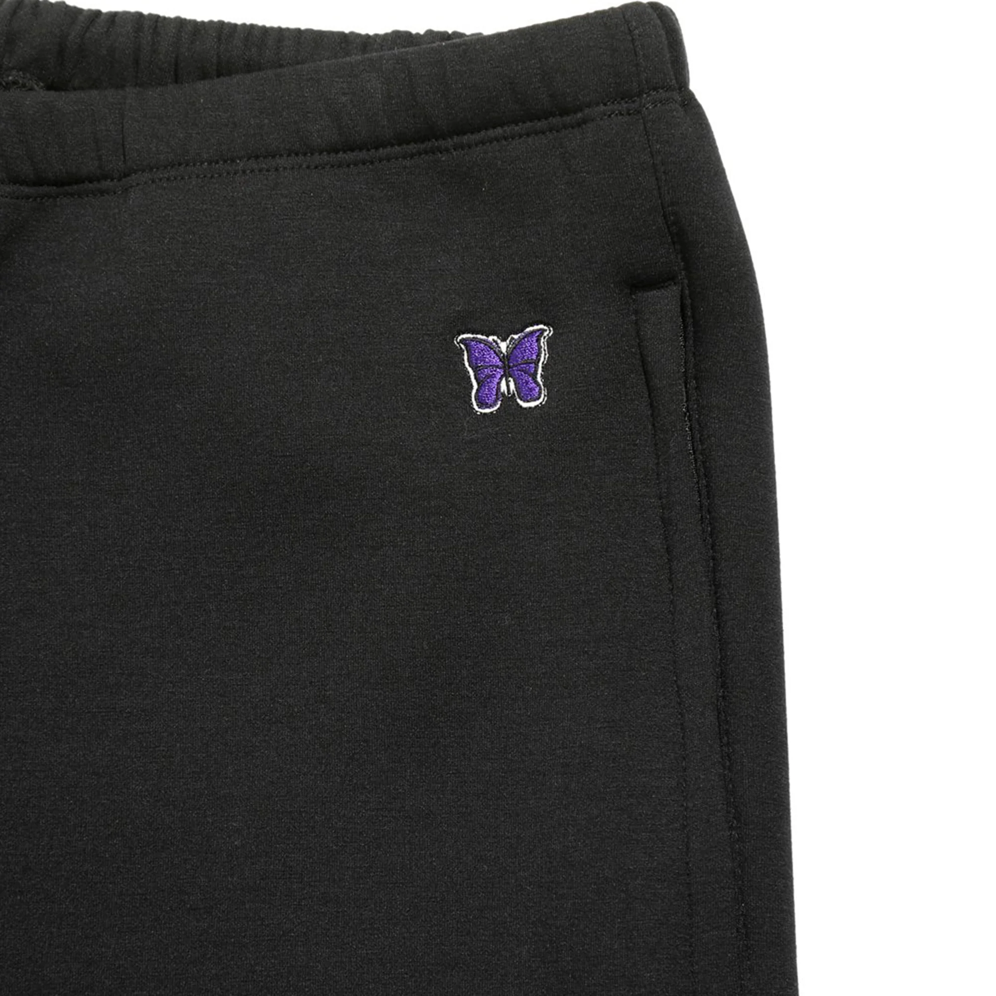Needles Mens Zipped Sweat Pants 'Black' - Image 3