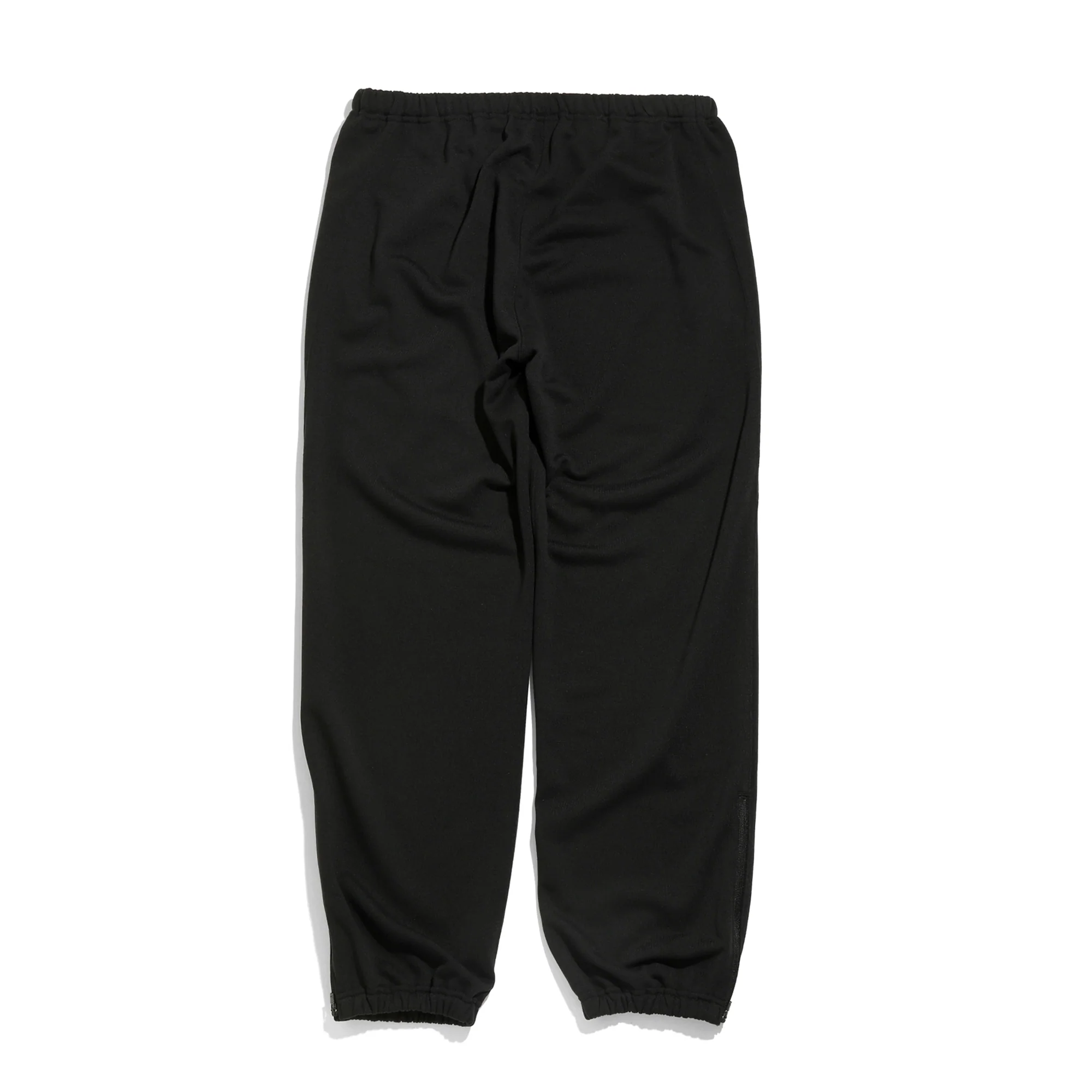 Needles Mens Zipped Sweatpants Black - Image 2
