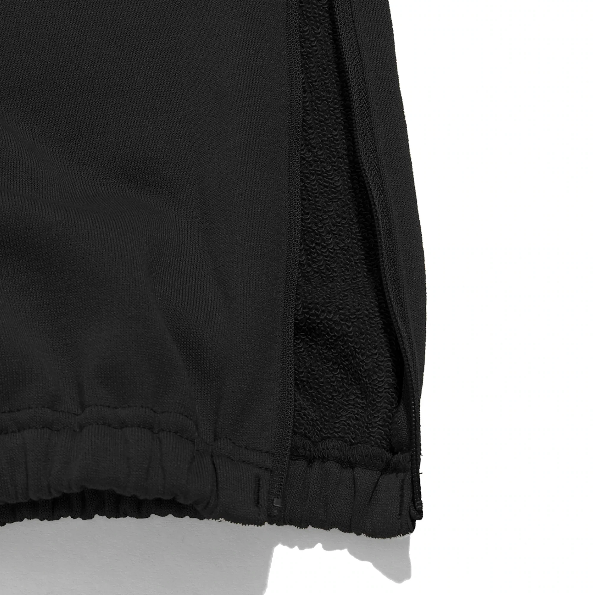 Needles Mens Zipped Sweatpants Black - Image 4