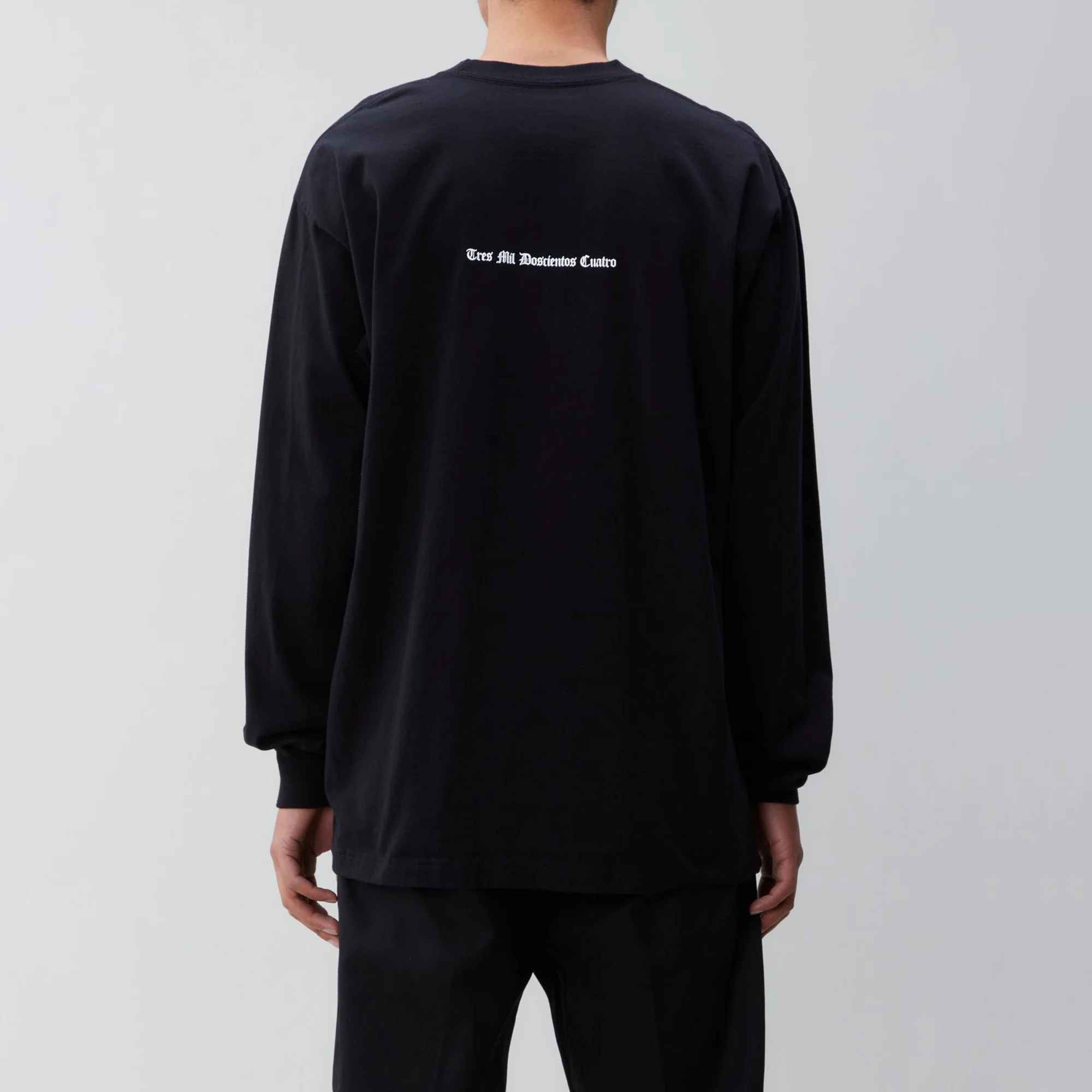 Neighborhood Mens 3204 / C-Tee LS 'Black' - Image 3