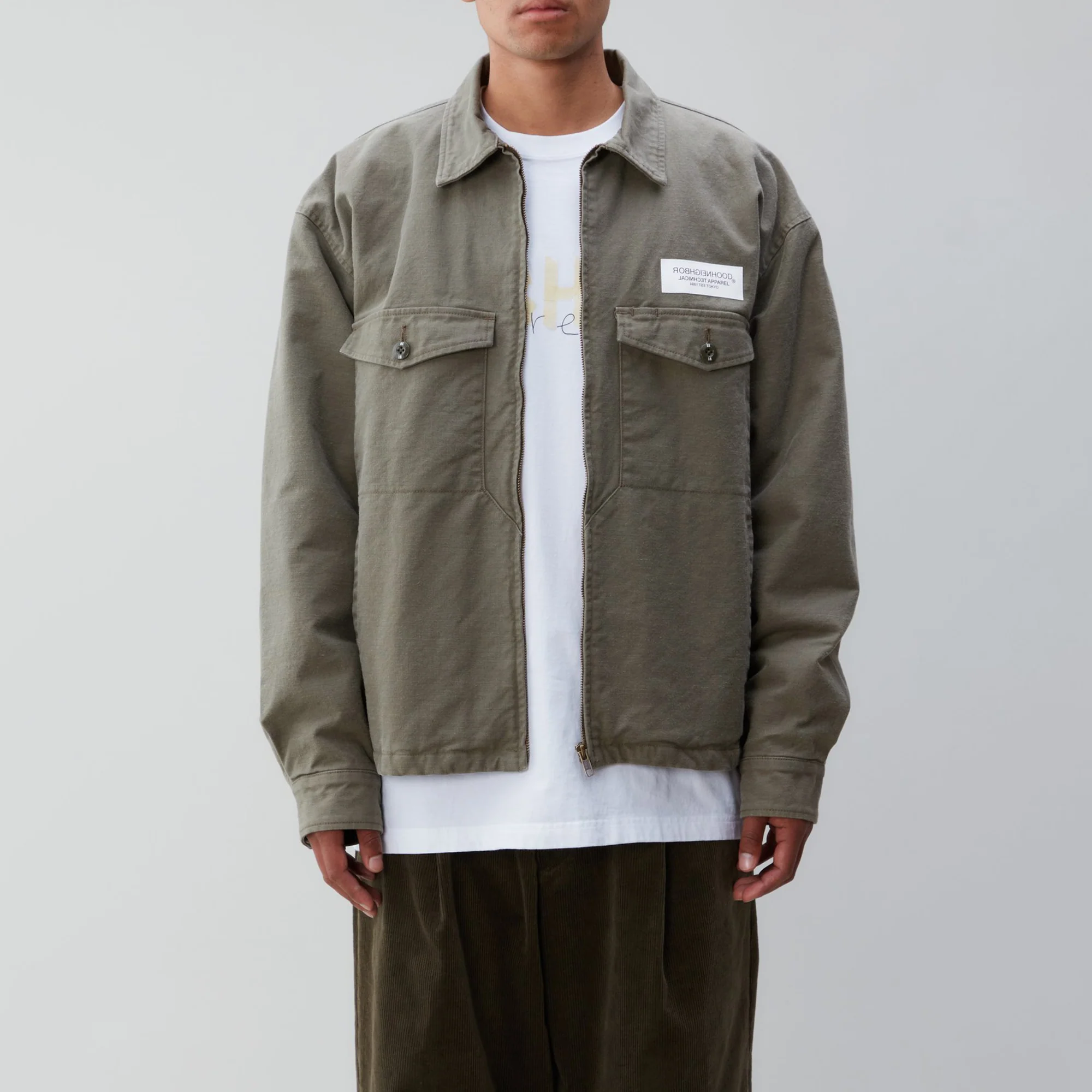 Neighborhood Mens Active/ C-JKT 'Olive Drab' - Image 2