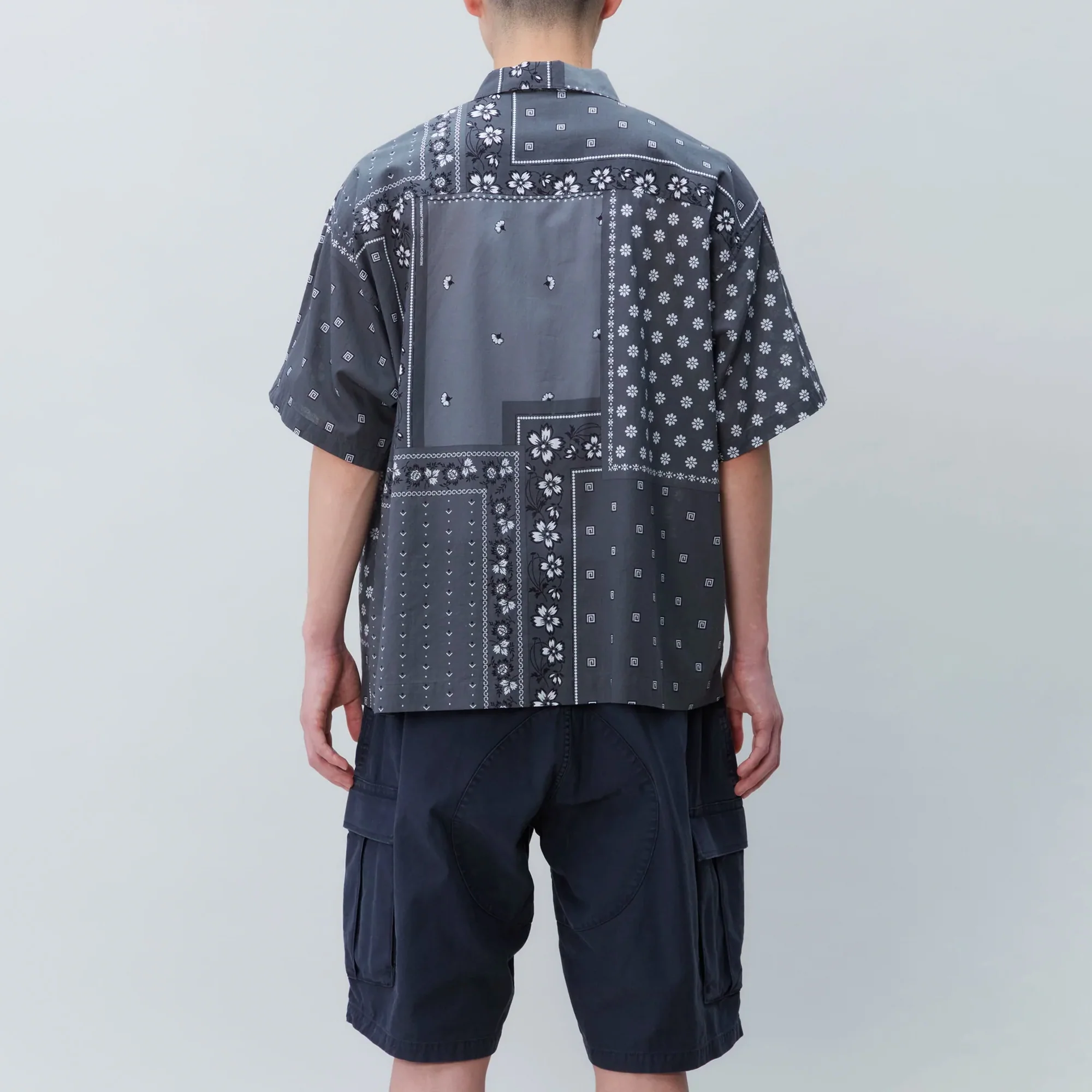 Neighborhood Mens Bandana Chopped SS Shirt - Image 3
