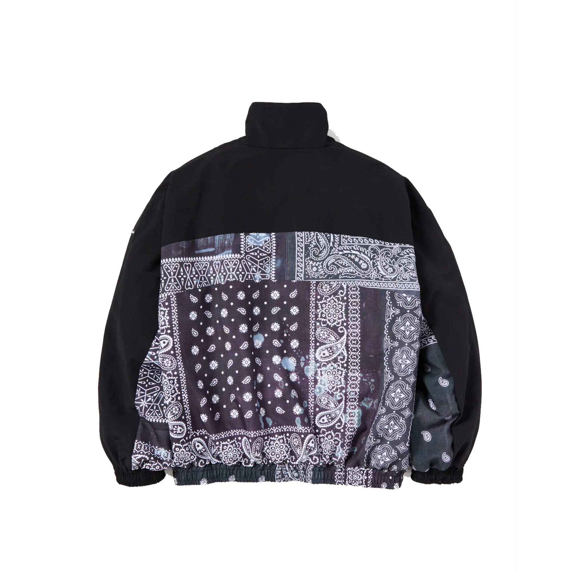 Neighborhood Mens Bandana Chopped Track E-Jacket 'Black' - Image 2