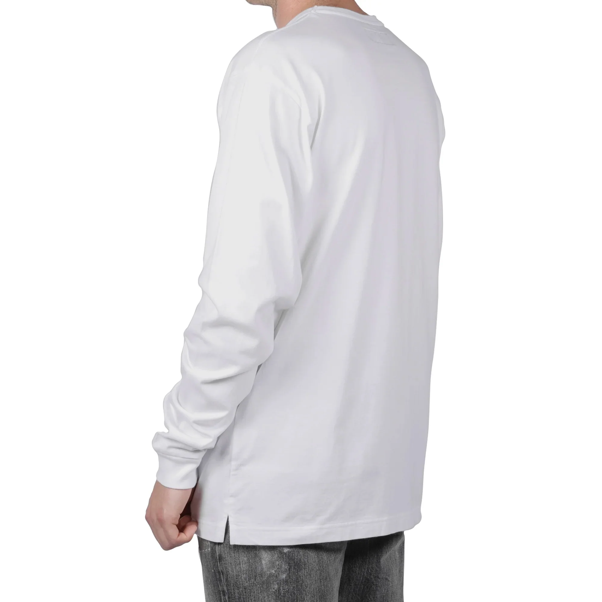 Neighborhood Mens Classic Crewneck LS 'White' - Image 2