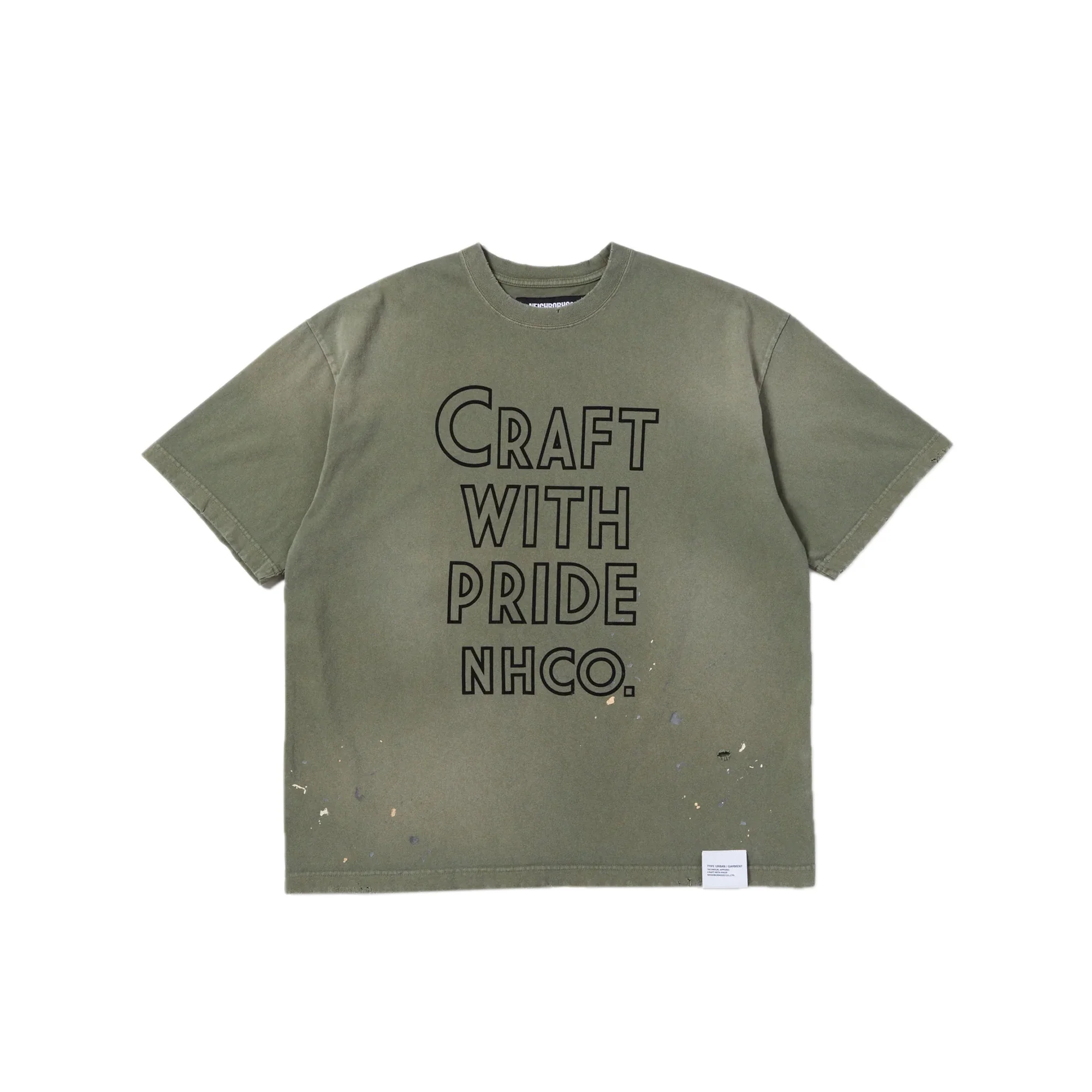 Neighborhood Mens Damage Crewneck SS Tee