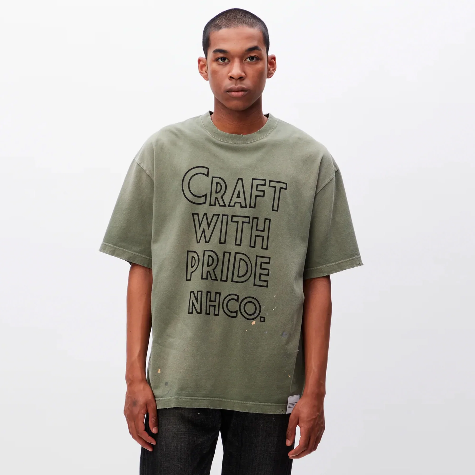 Neighborhood Mens Damage Crewneck SS Tee - Image 2