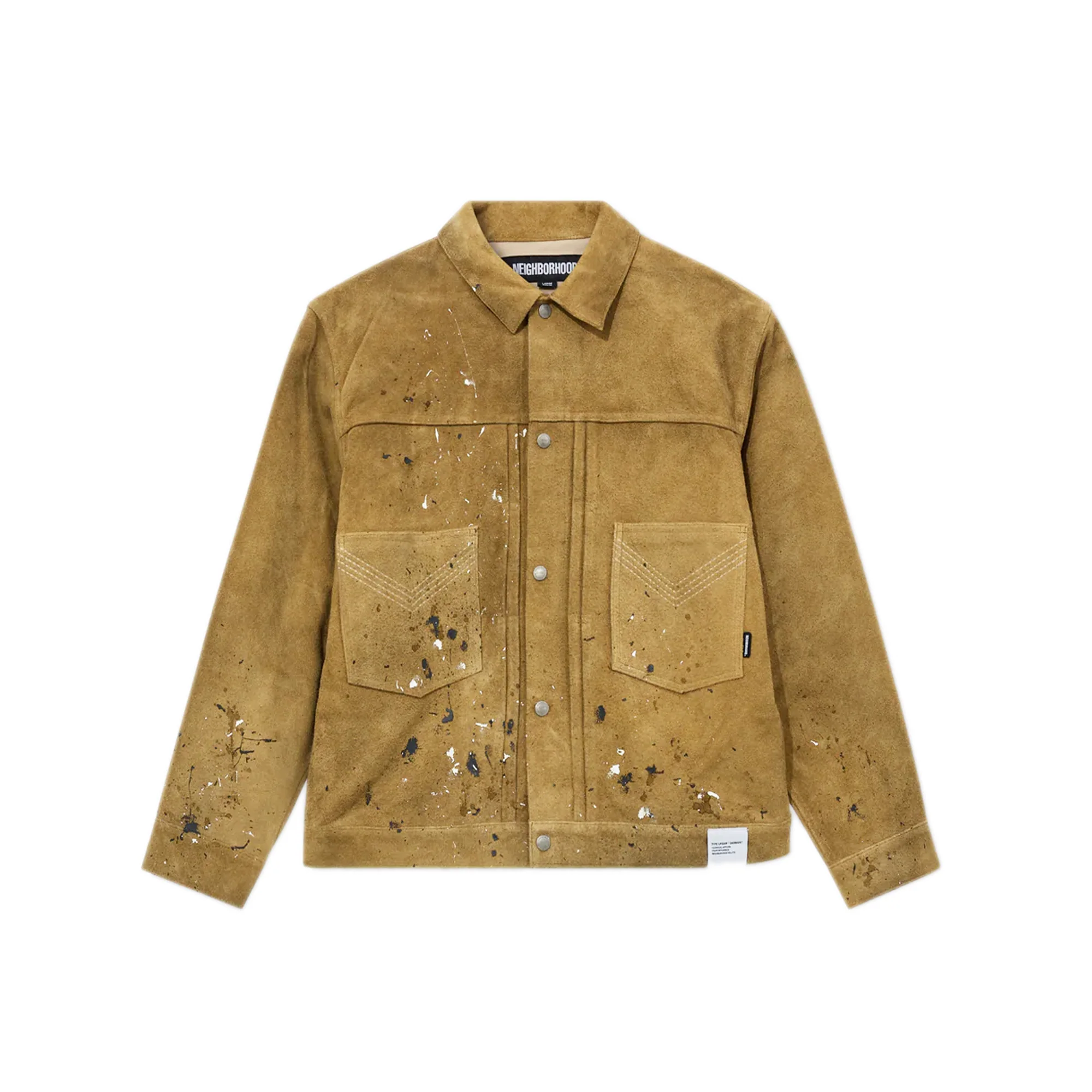 Neighborhood Mens Drip Suede Jacket