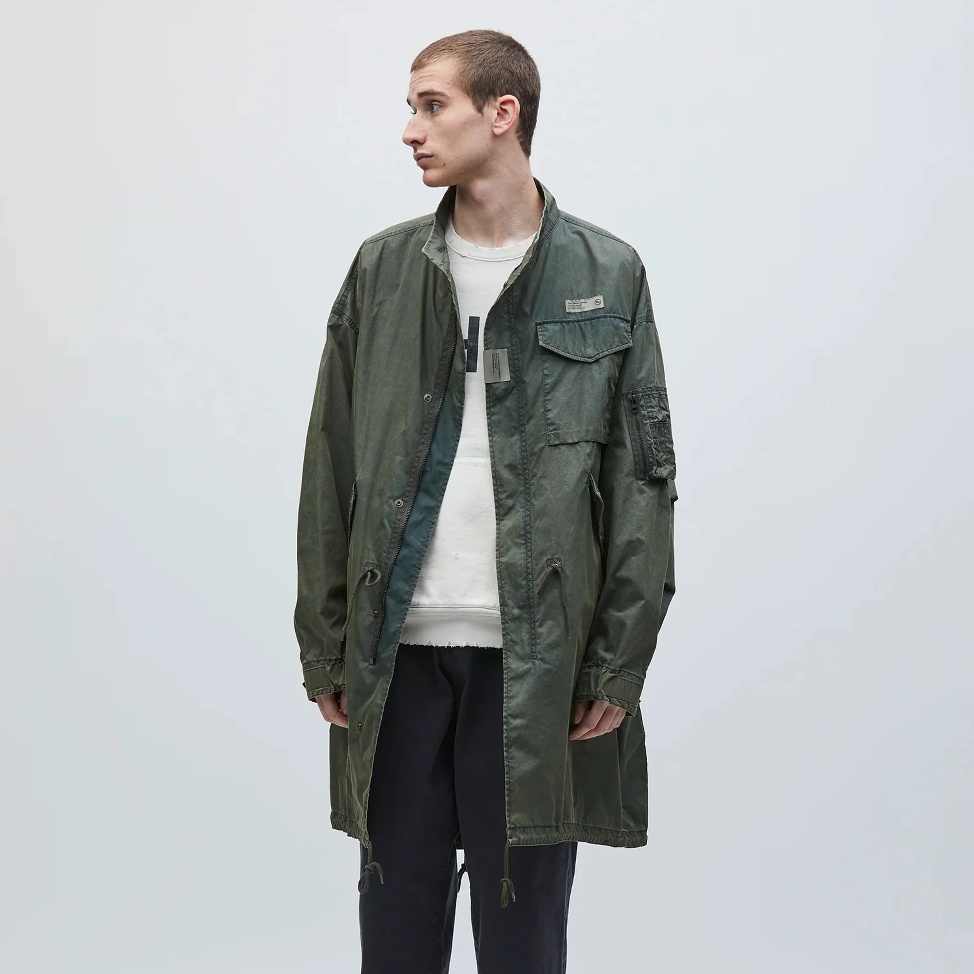 Neighborhood Mens Faded Field Coat - Image 2