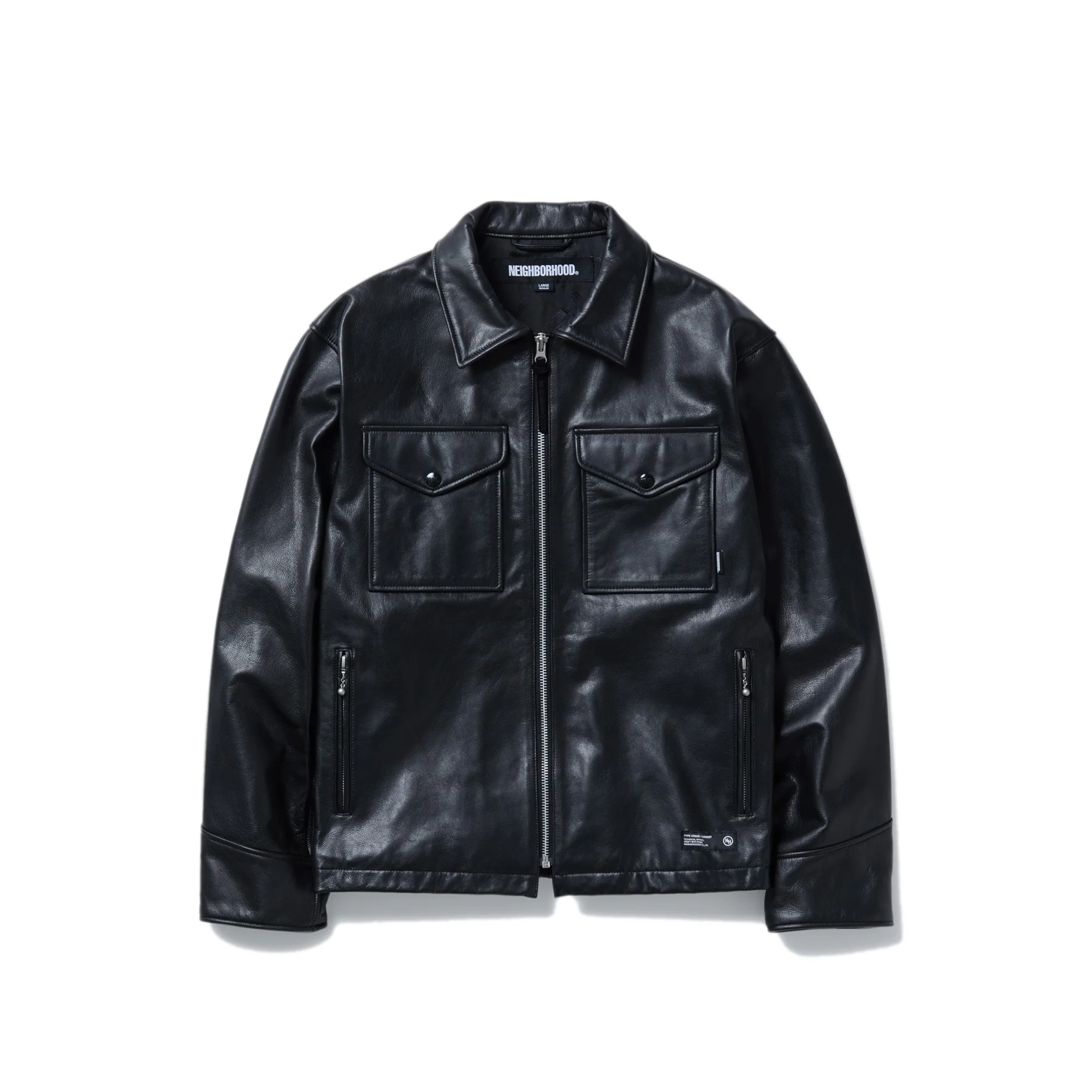 Neighborhood Mens Leather PM Jacket