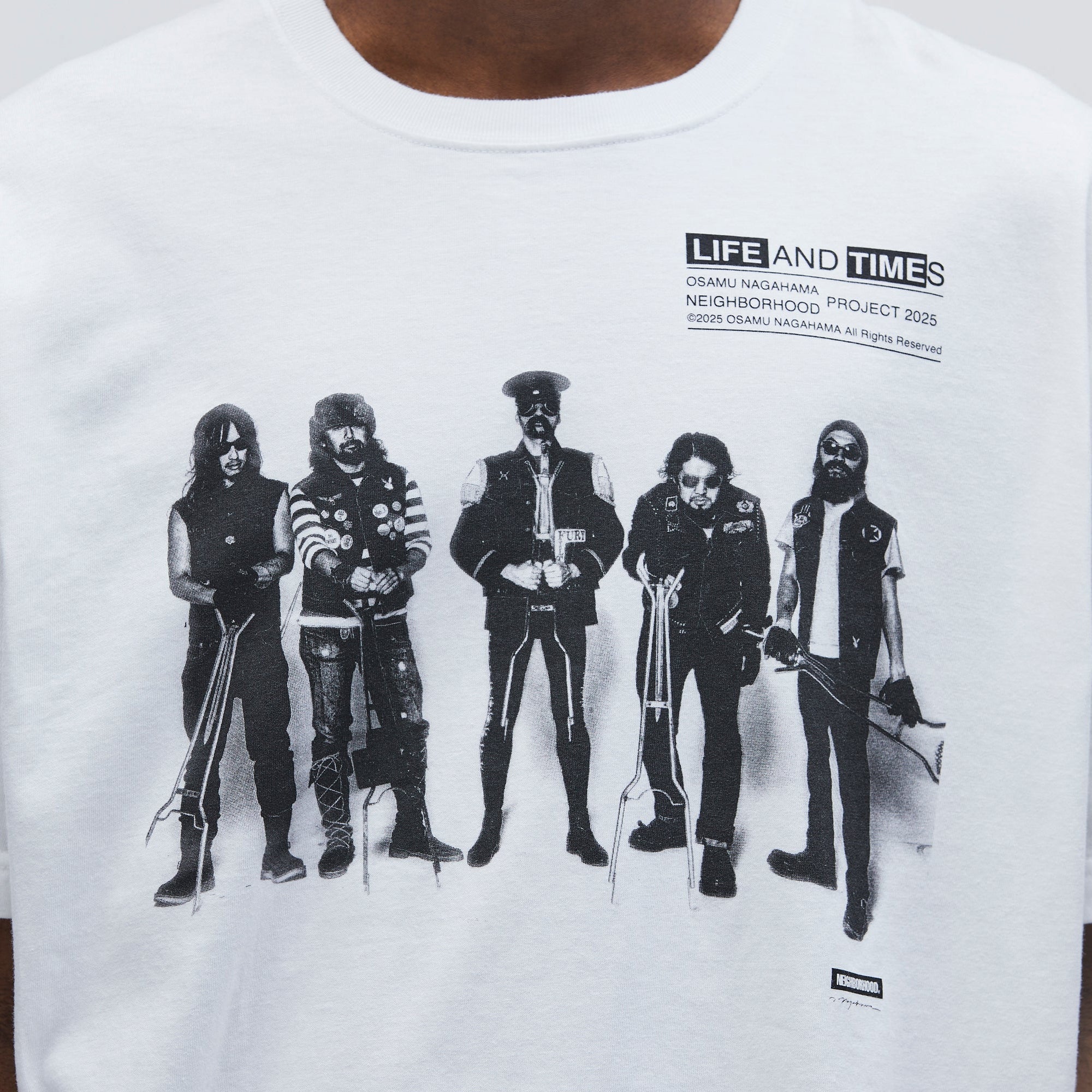Neighborhood x Osamu Nagahama Mens Tee - Image 4