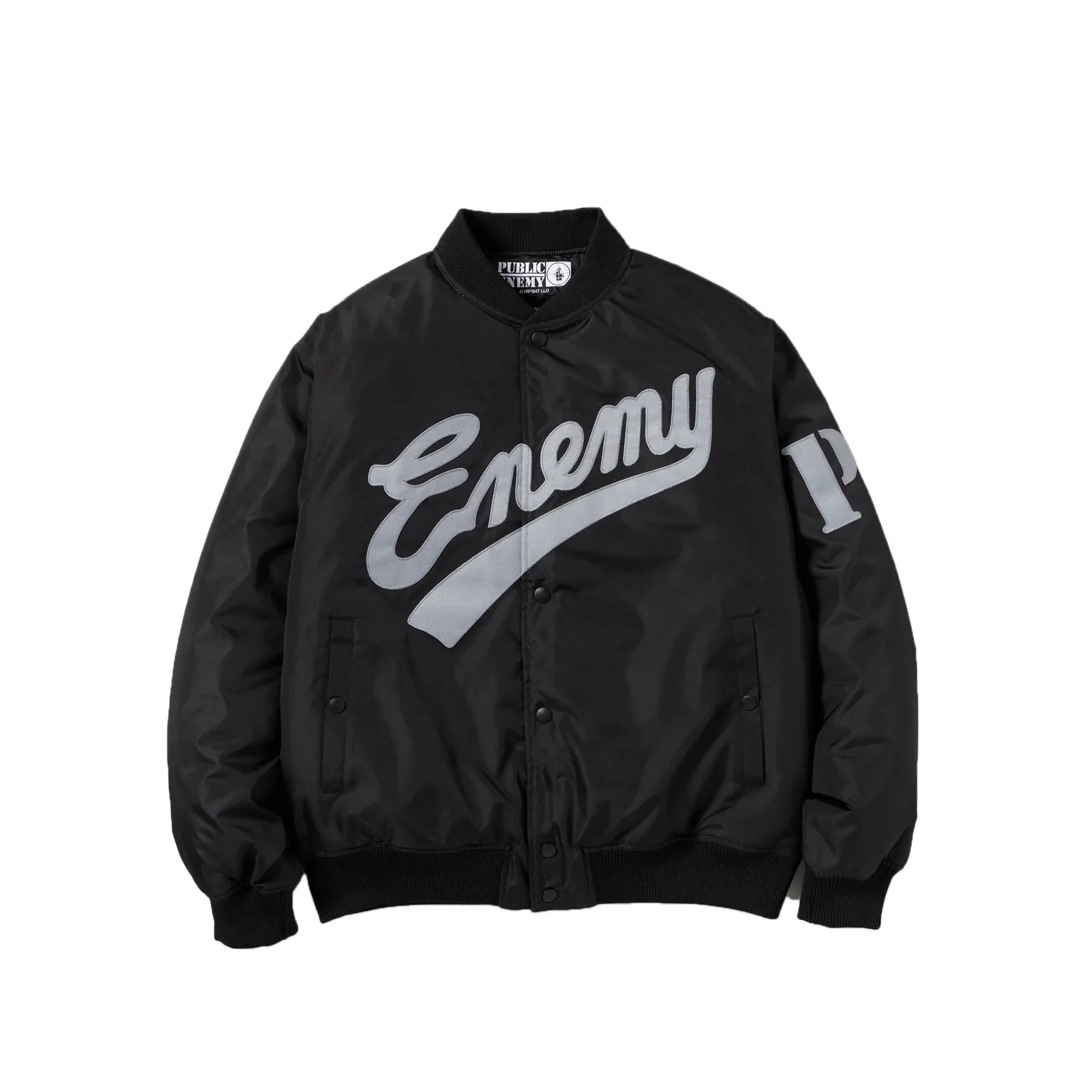 Neighborhood x Public Enemy x Majestic Mens Baseball Jacket