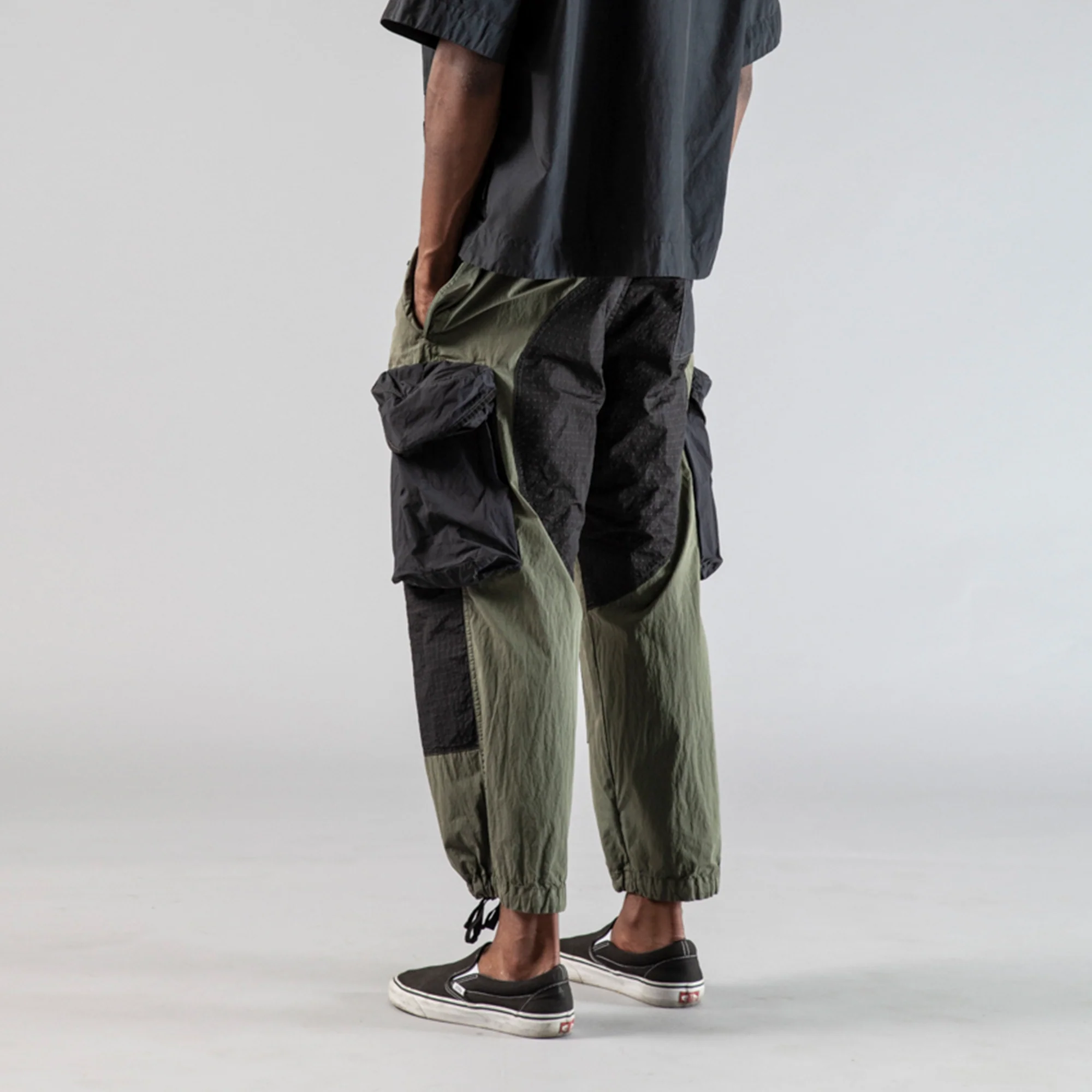 Nemen Mens Cargo Overpants 'Black' - Image 2