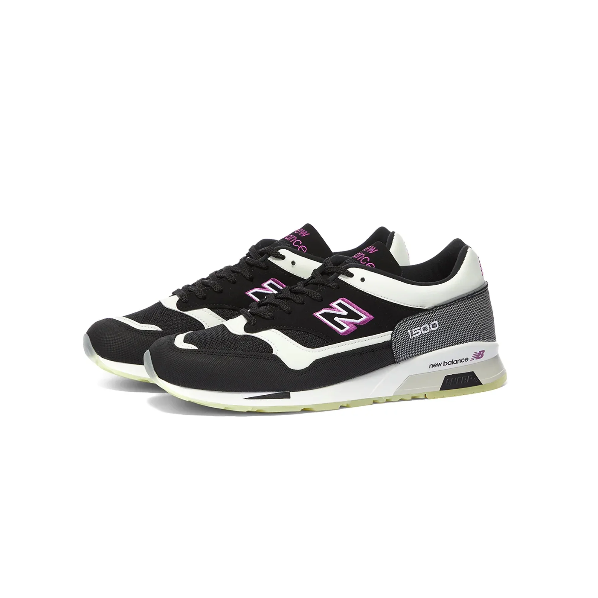 New Balance Mens Made In UK 1500 Shoes 'Black' - Image 2