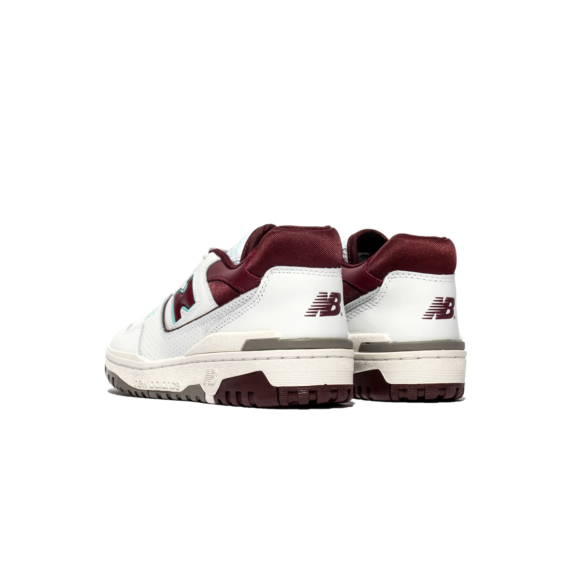 New Balance Mens 550 Shoes Burgundy - Image 3