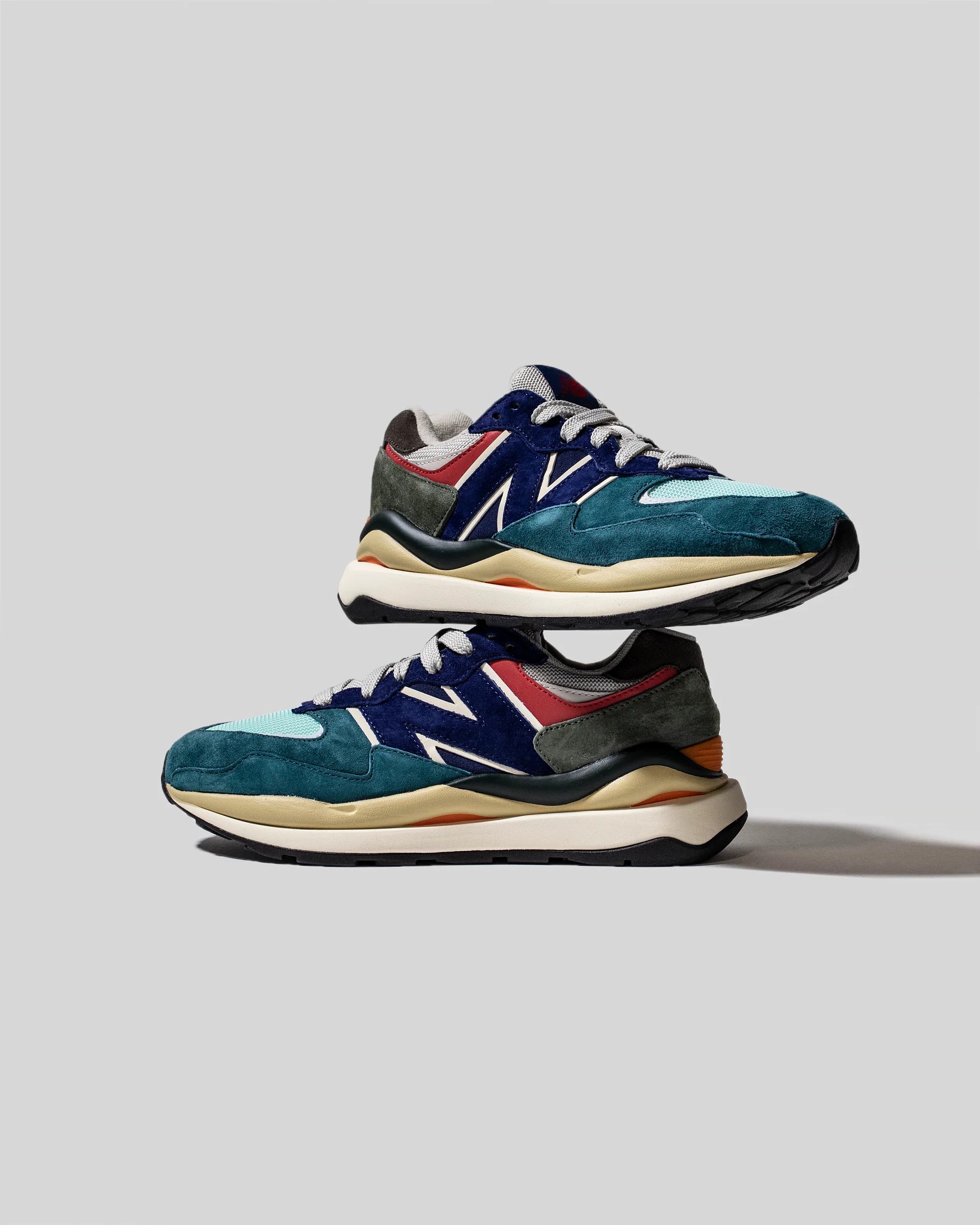New Balance Mens 57/40 Shoes 'Light Cliff Grey' - Image 4