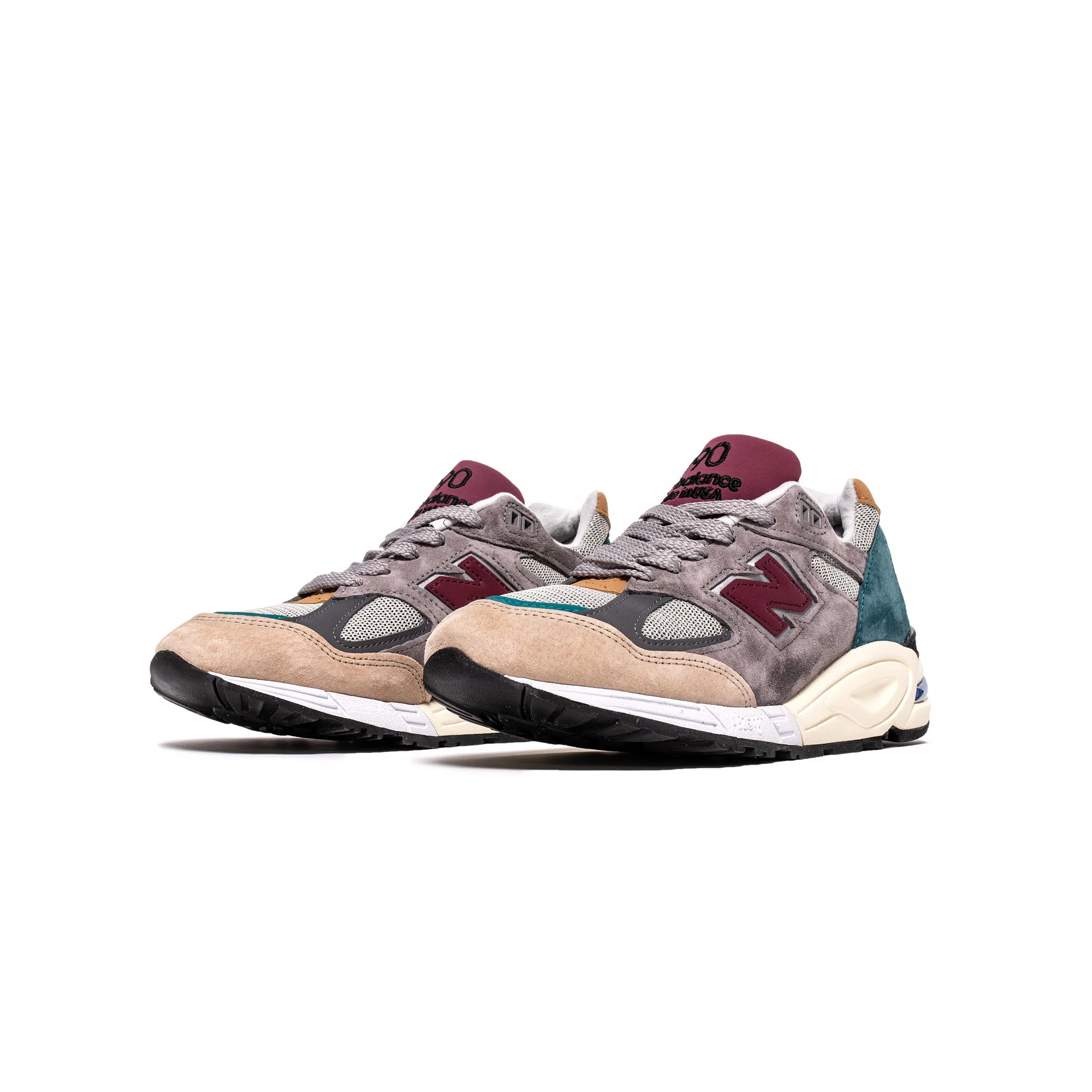 New Balance Mens Made US 990v2 Shoes 'Grey' - Image 2