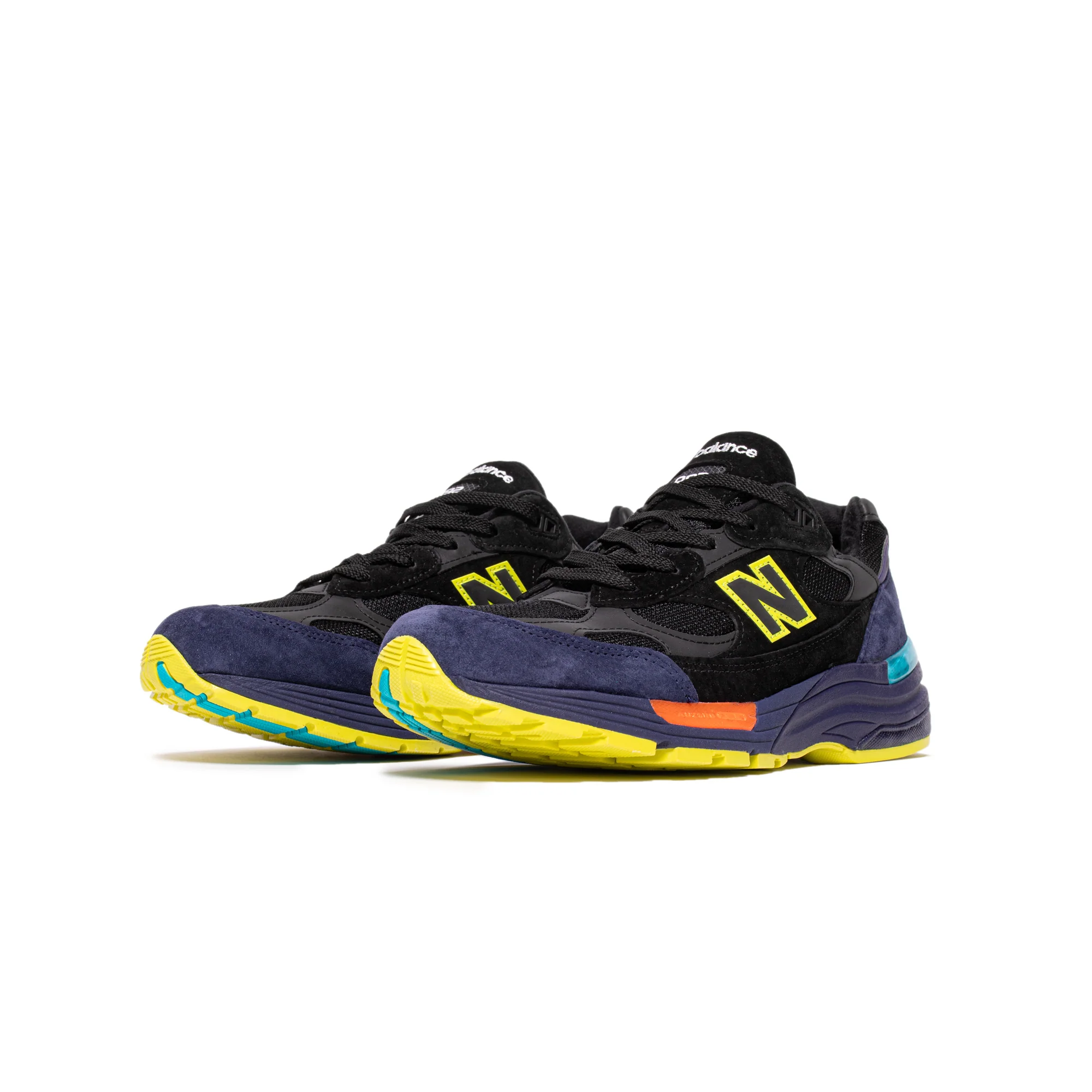 New Balance Mens Made in USA 992 Shoes 'Black/Purple' - Image 2