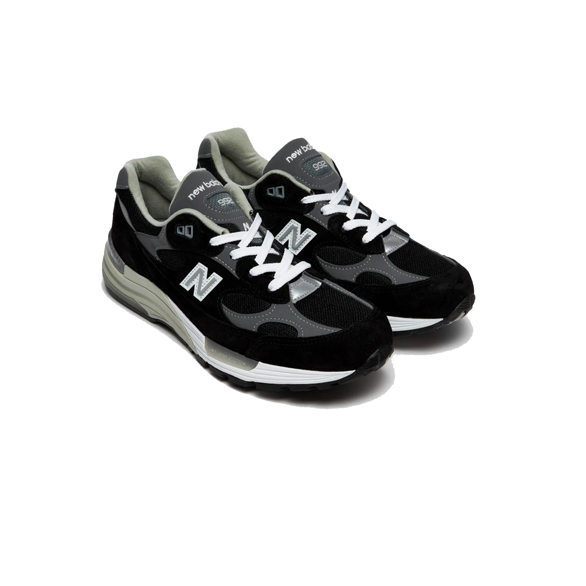 New Balance Mens Made US 992 Shoes 'Black' - Image 2
