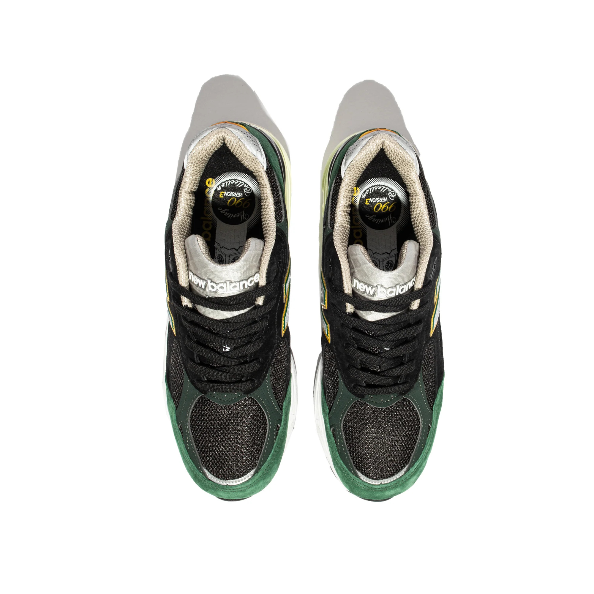New Balance Mens Made US 990v4 Shoes 'Black' - Image 4
