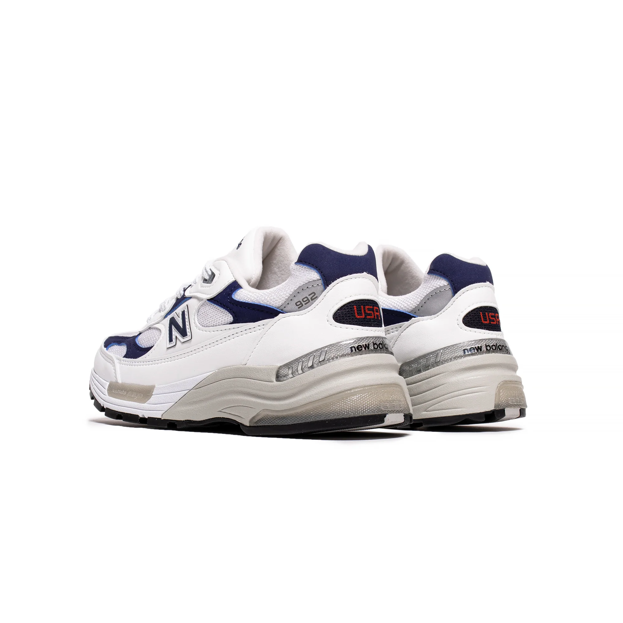 New Balance Mens Made US 992 Shoes 'White' - Image 3